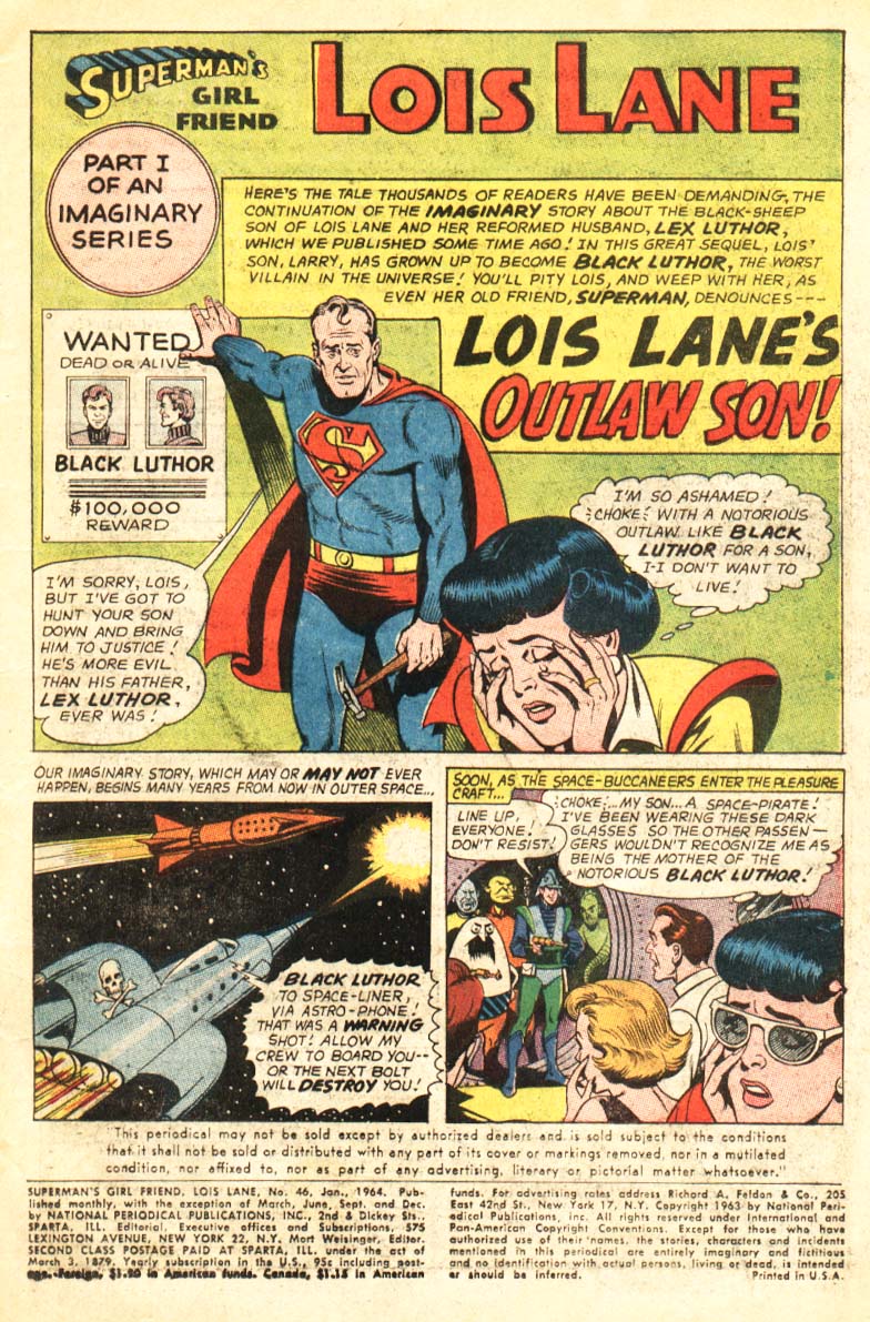 Read online Superman's Girl Friend, Lois Lane comic -  Issue #46 - 3
