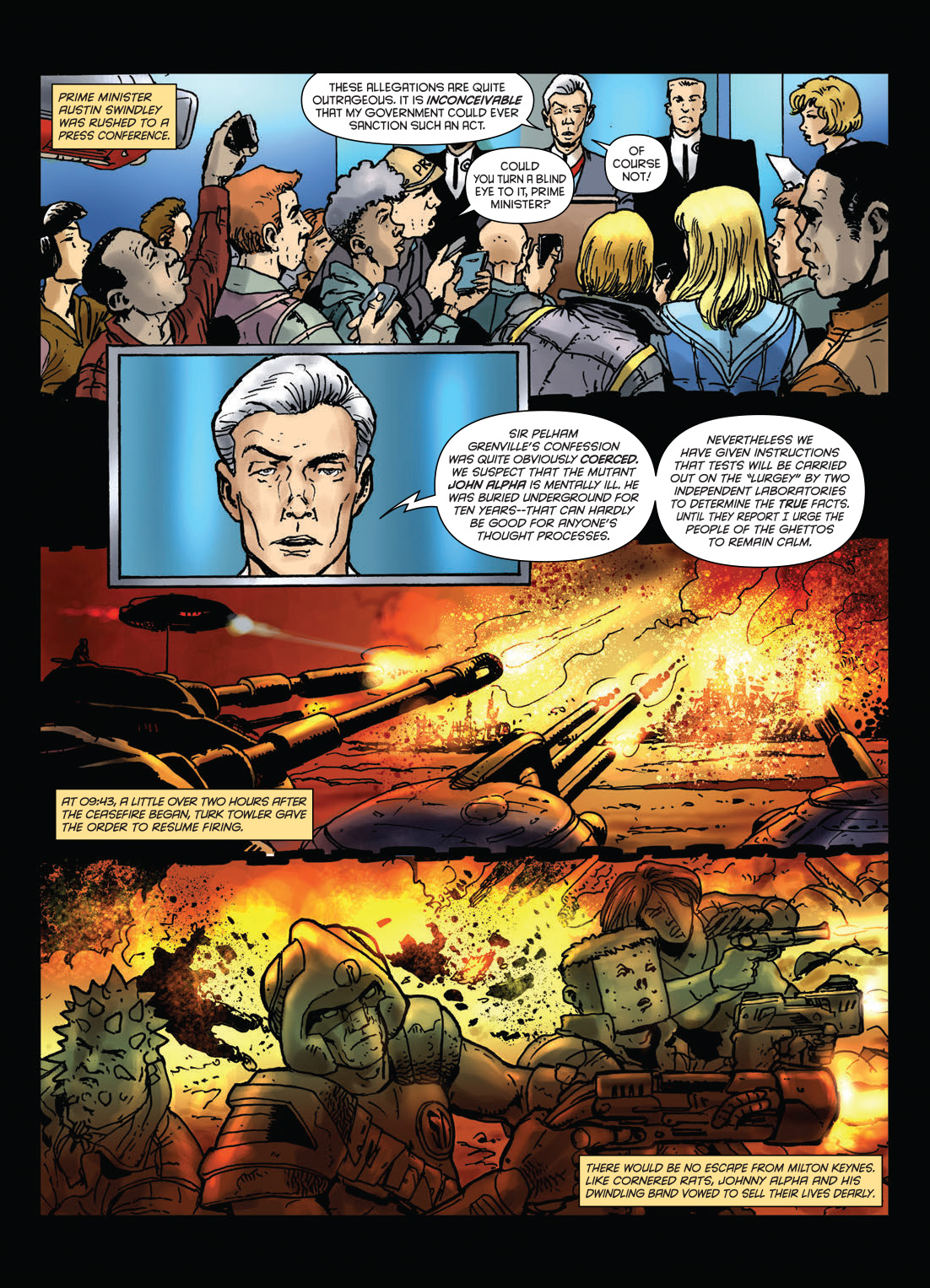 Read online Strontium Dog: The Life and Death of Johnny Alpha: Dogs of War comic -  Issue # TPB - 52
