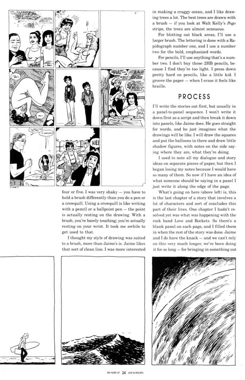 Read online Ten Years of Love and Rockets comic -  Issue # Full - 22