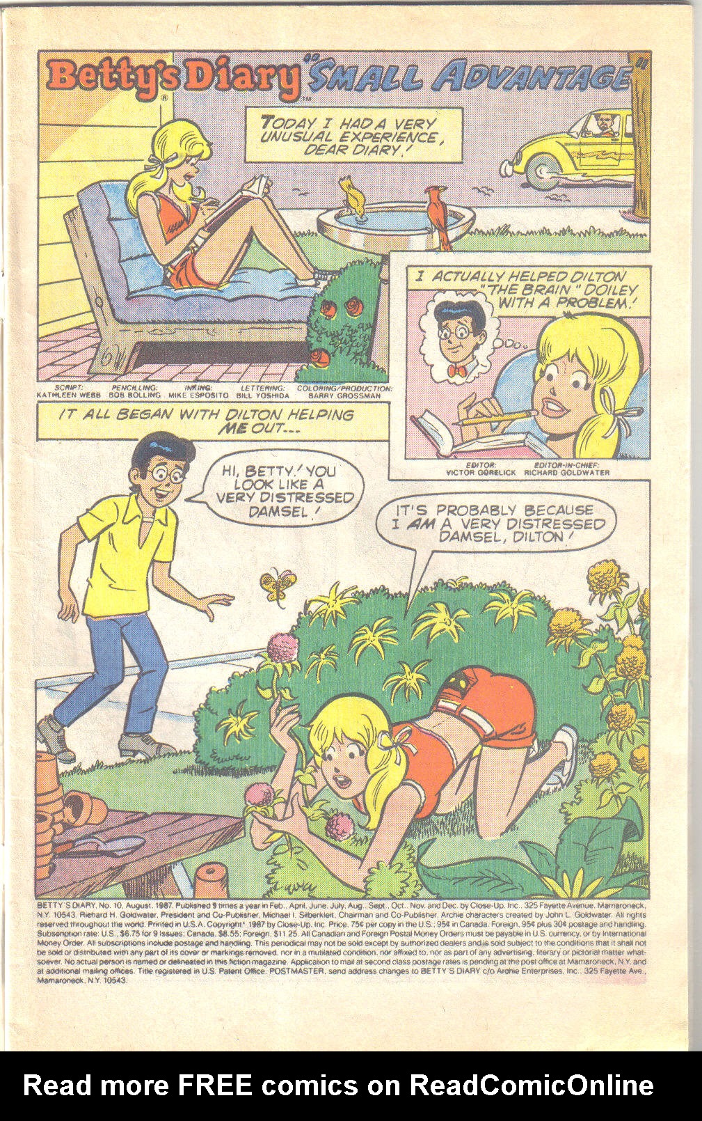 Read online Betty's Diary comic -  Issue #10 - 3
