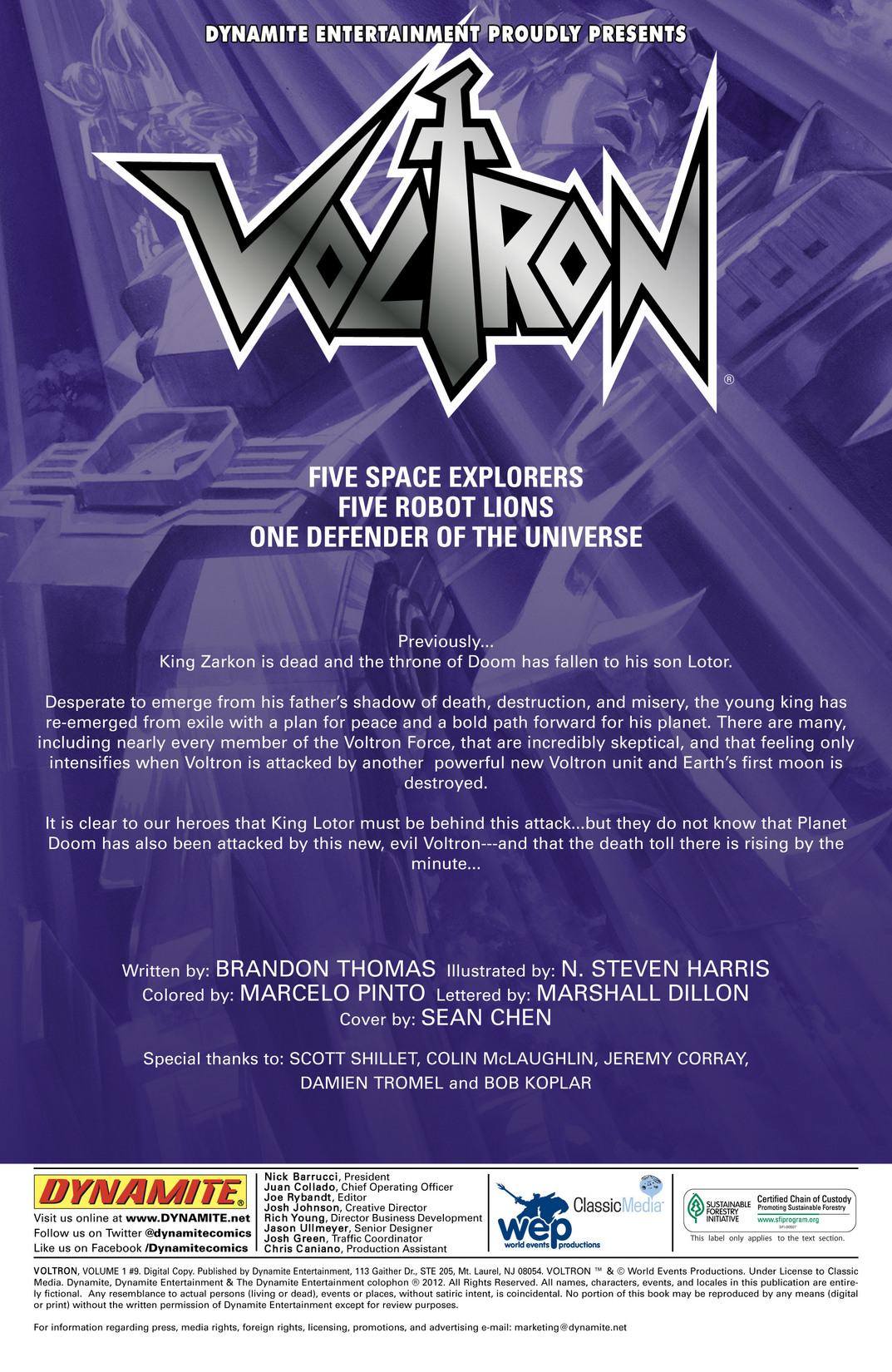 Voltron Issue #9 #9 - English 2