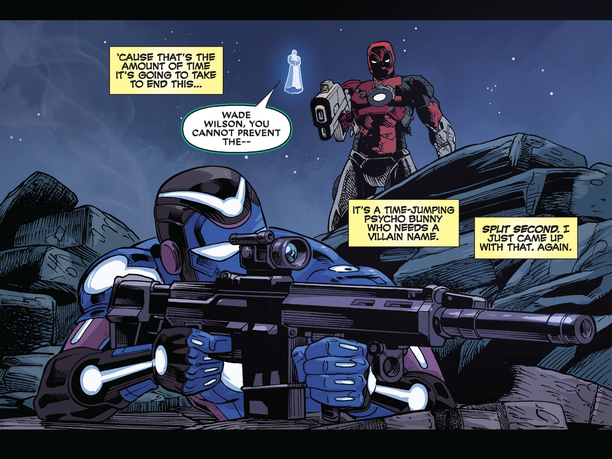 Read online Deadpool & Cable: Split Second Infinite Comic comic -  Issue #5 - 58