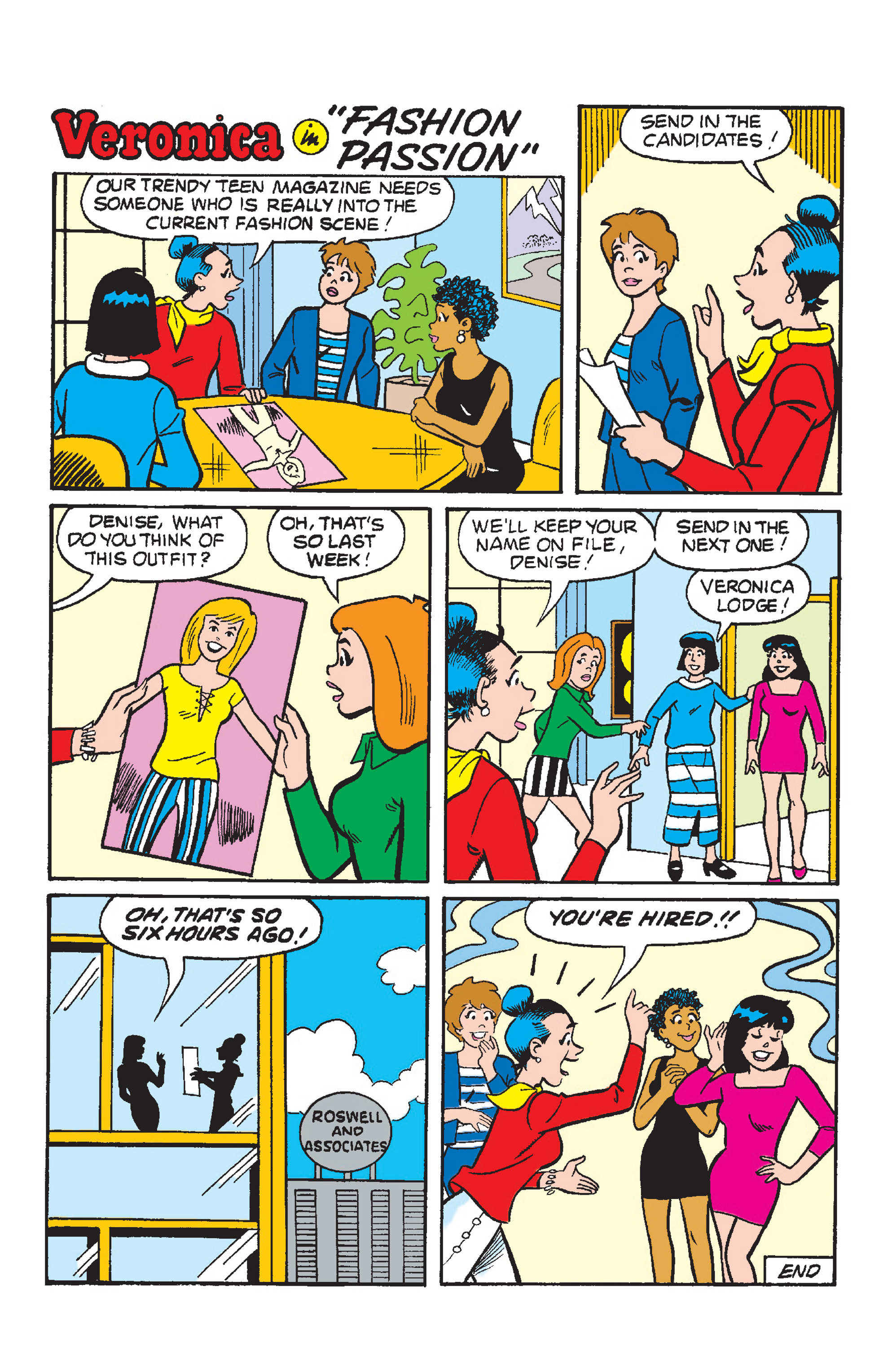Read online Veronica's Hot Fashions comic -  Issue # TPB - 17