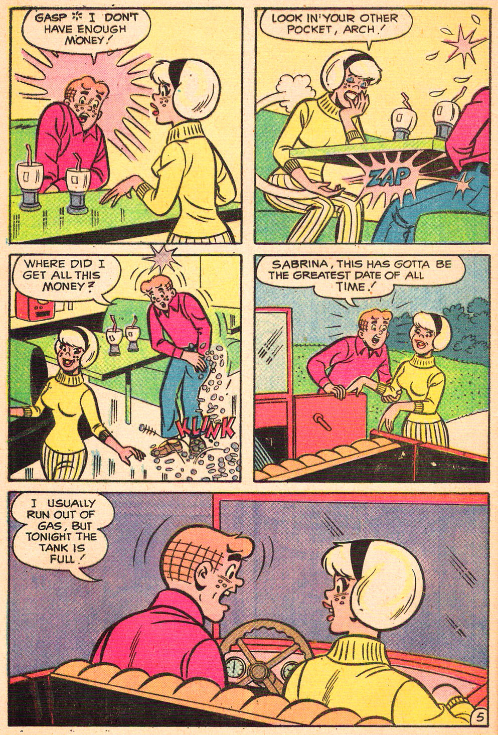 Read online Sabrina The Teenage Witch (1971) comic -  Issue #5 - 48