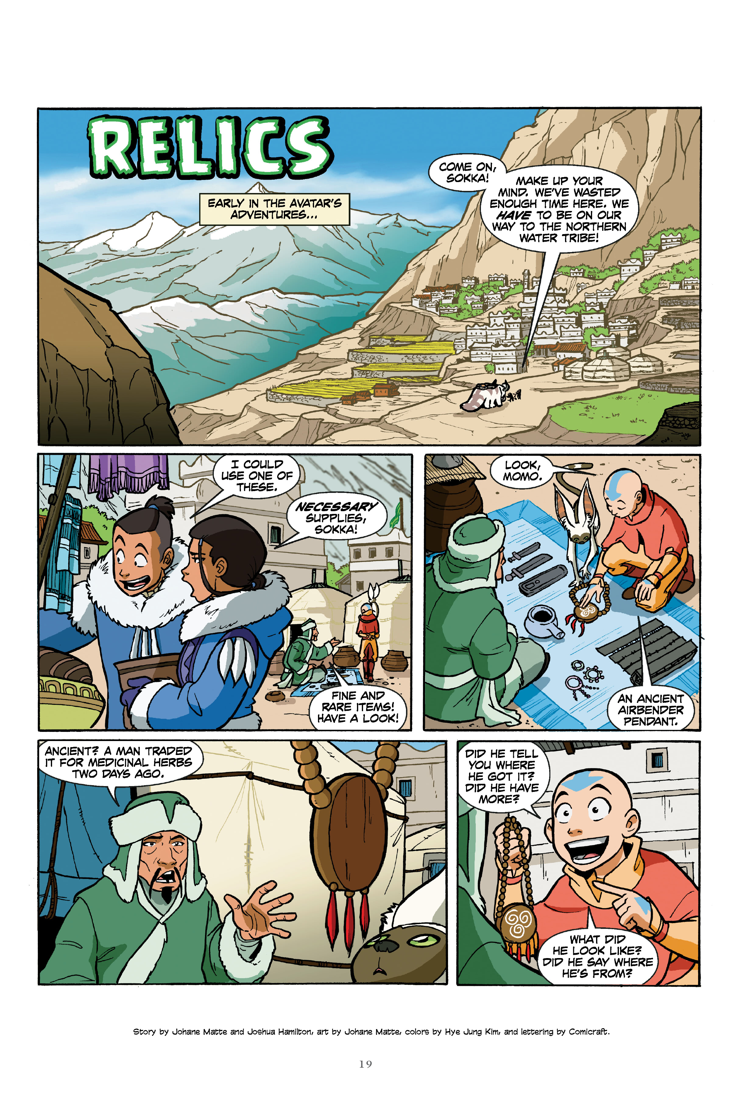 Read online Nickelodeon Avatar: The Last Airbender–The Lost Adventures & Team Avatar Tales Library Edition comic -  Issue # TPB (Part 1) - 21