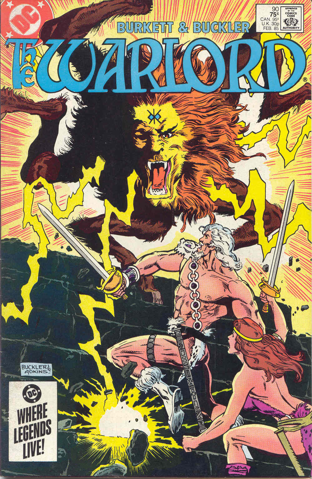 Read online Warlord (1976) comic -  Issue #90 - 1
