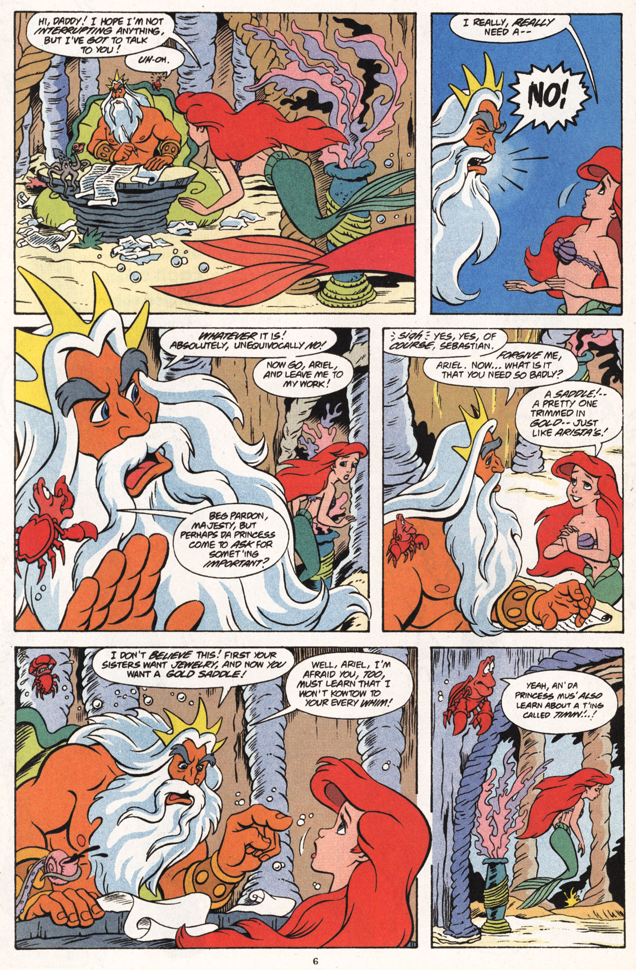 Read online Disney's The Little Mermaid comic -  Issue #2 - 8