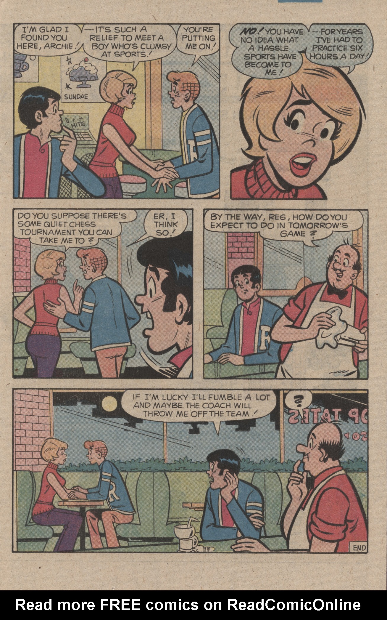 Read online Reggie and Me (1966) comic -  Issue #120 - 17