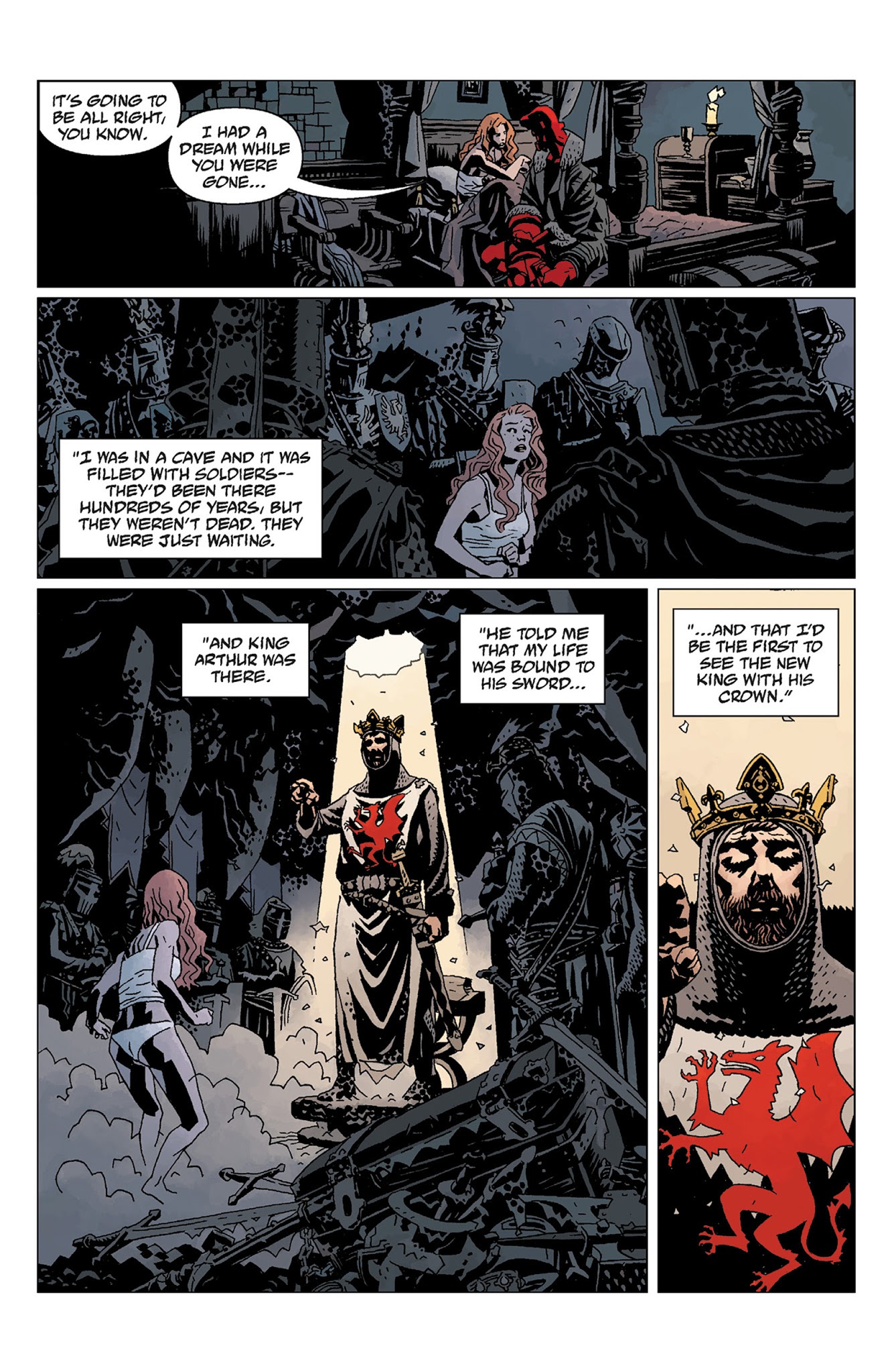 Read online Hellboy: The Wild Hunt comic -  Issue # TPB - 141
