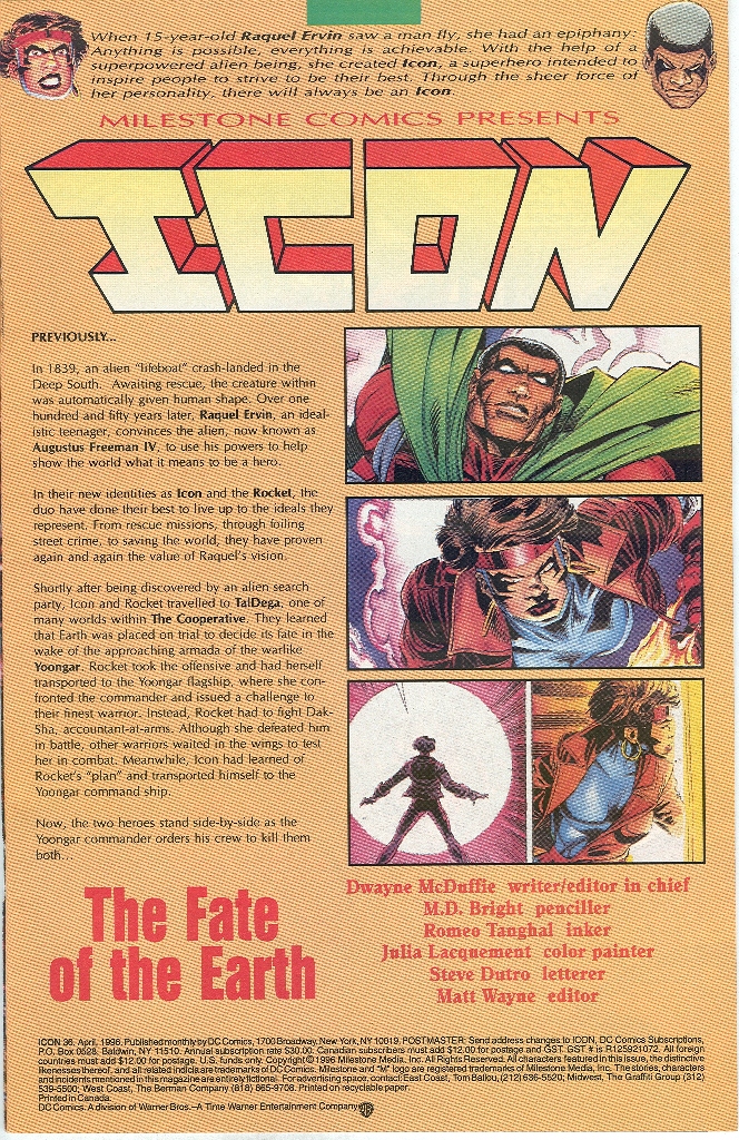 Read online Icon comic -  Issue #36 - 2