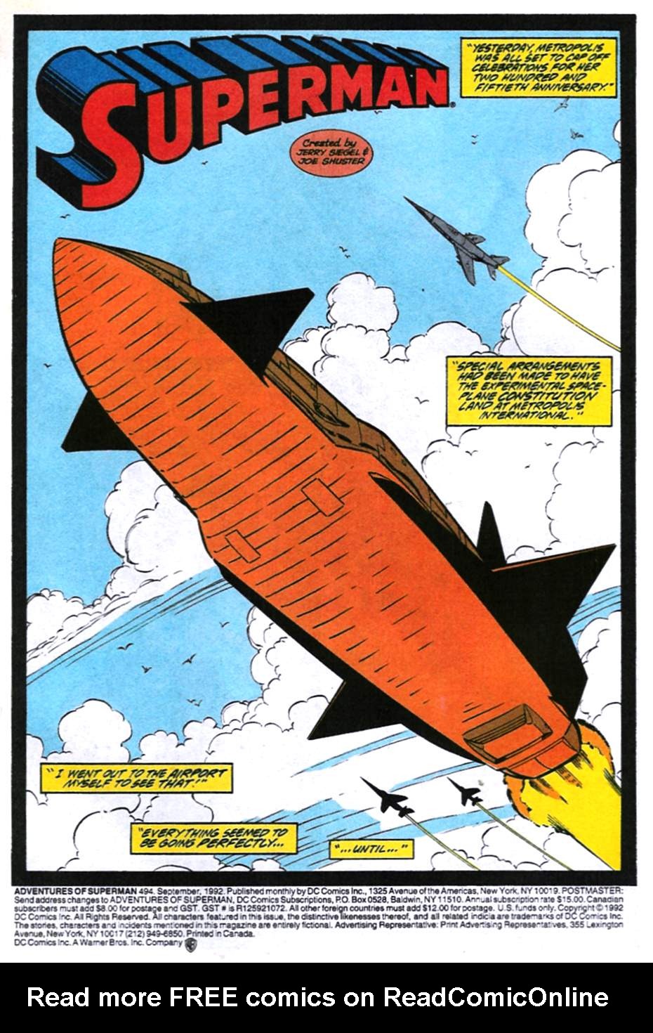 Read online Adventures of Superman (1987) comic -  Issue #494 - 2