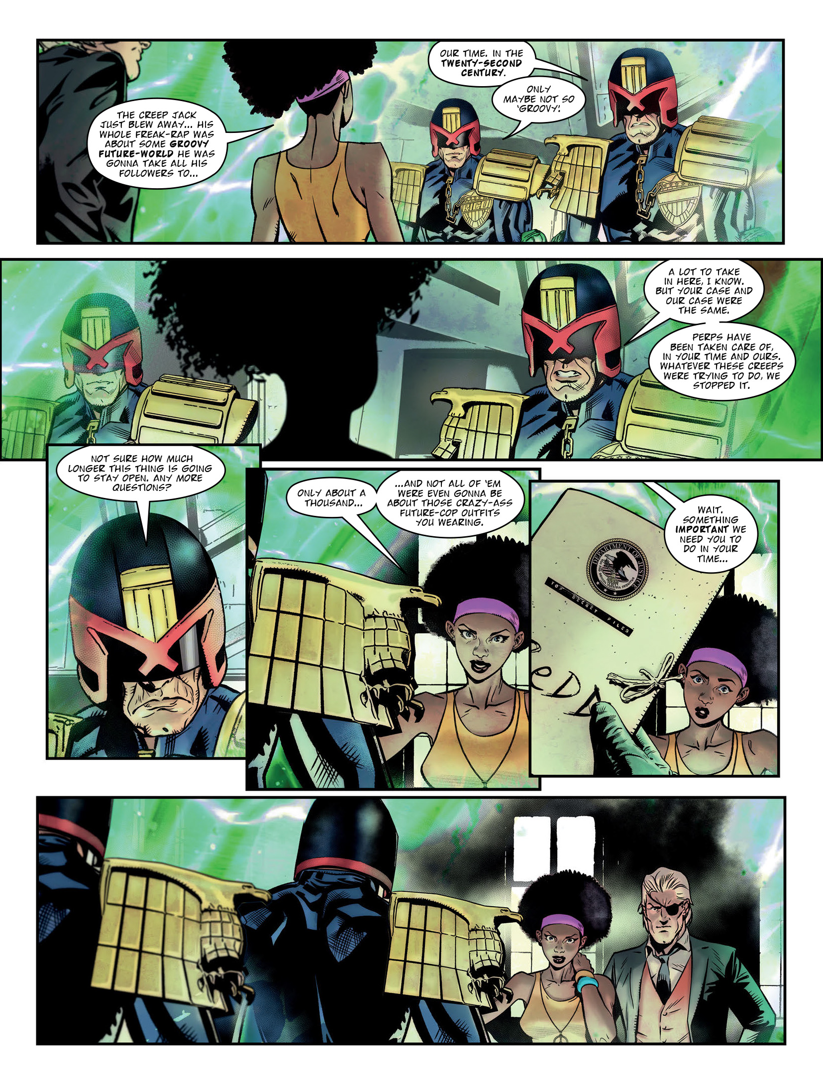 Read online Judge Dredd Megazine (Vol. 5) comic -  Issue #456 - 12