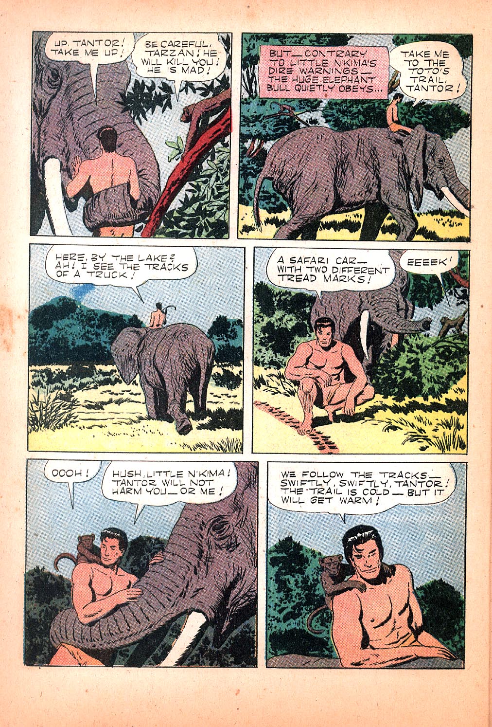 Read online Tarzan (1948) comic -  Issue #69 - 8