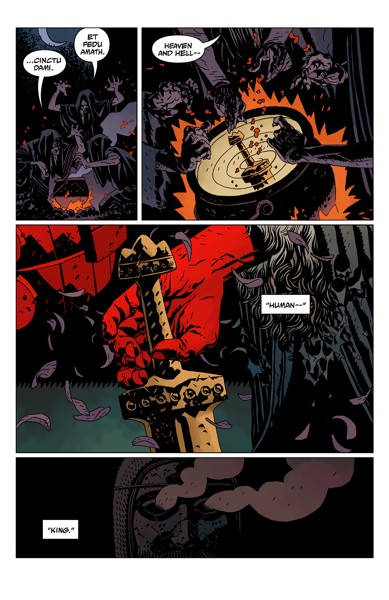 Read online Hellboy: The Wild Hunt comic -  Issue #8 - 12