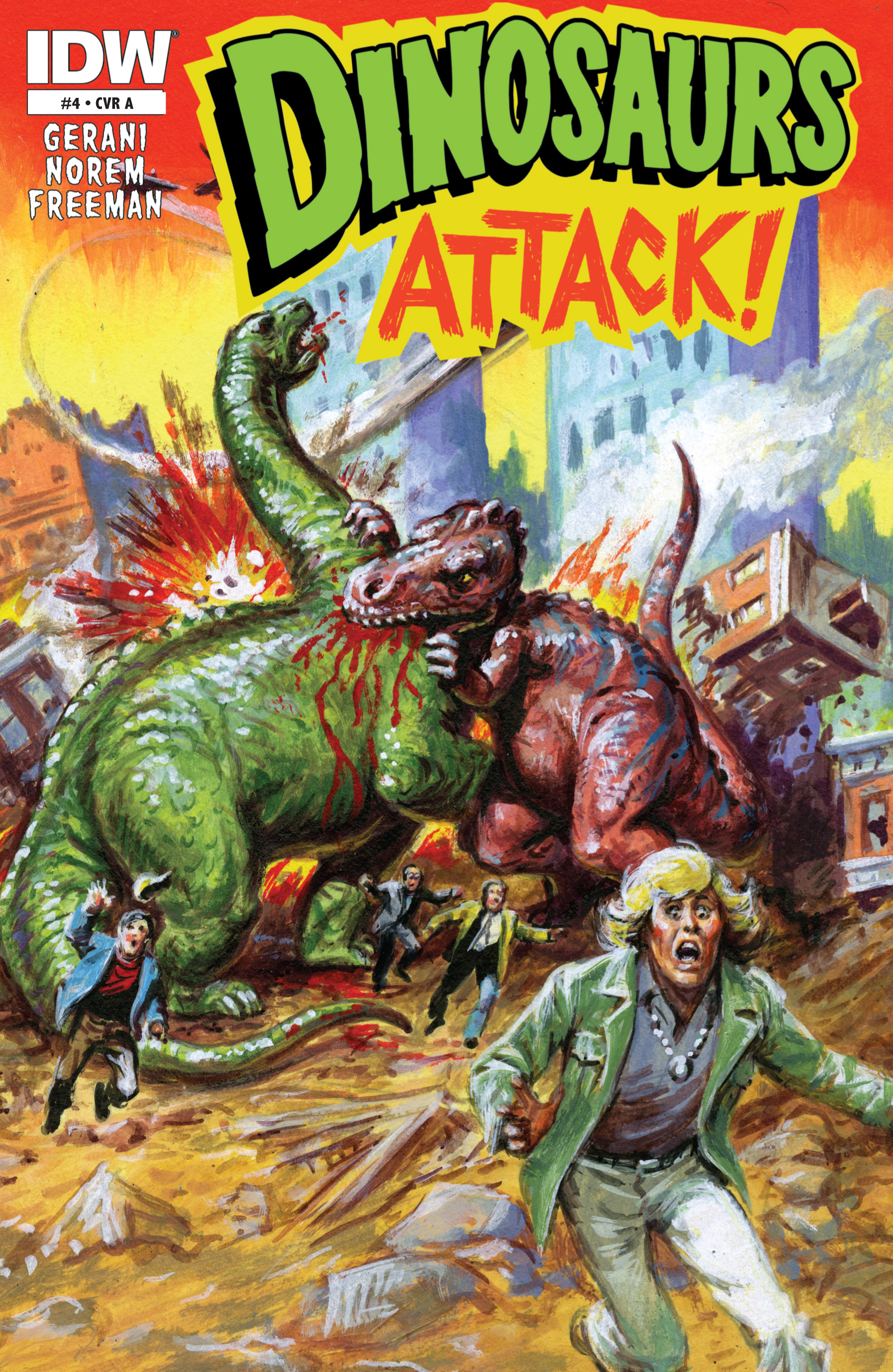 Read online Dinosaurs Attack! comic -  Issue #4 - 1