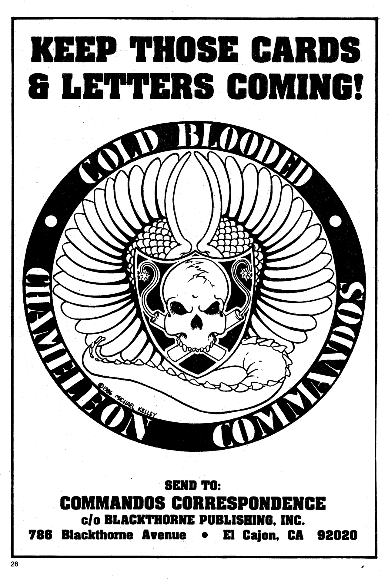Read online Cold-Blooded Chameleon Commandos comic -  Issue #3 - 28