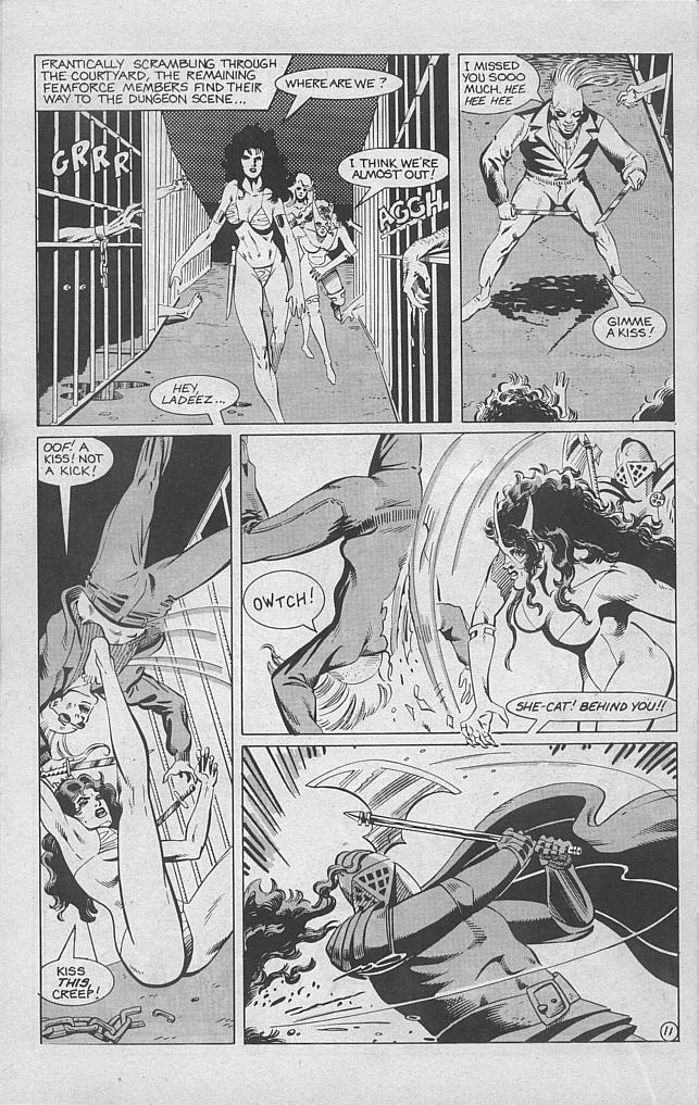 Read online Femforce in the House of Horror comic -  Issue # Full - 14