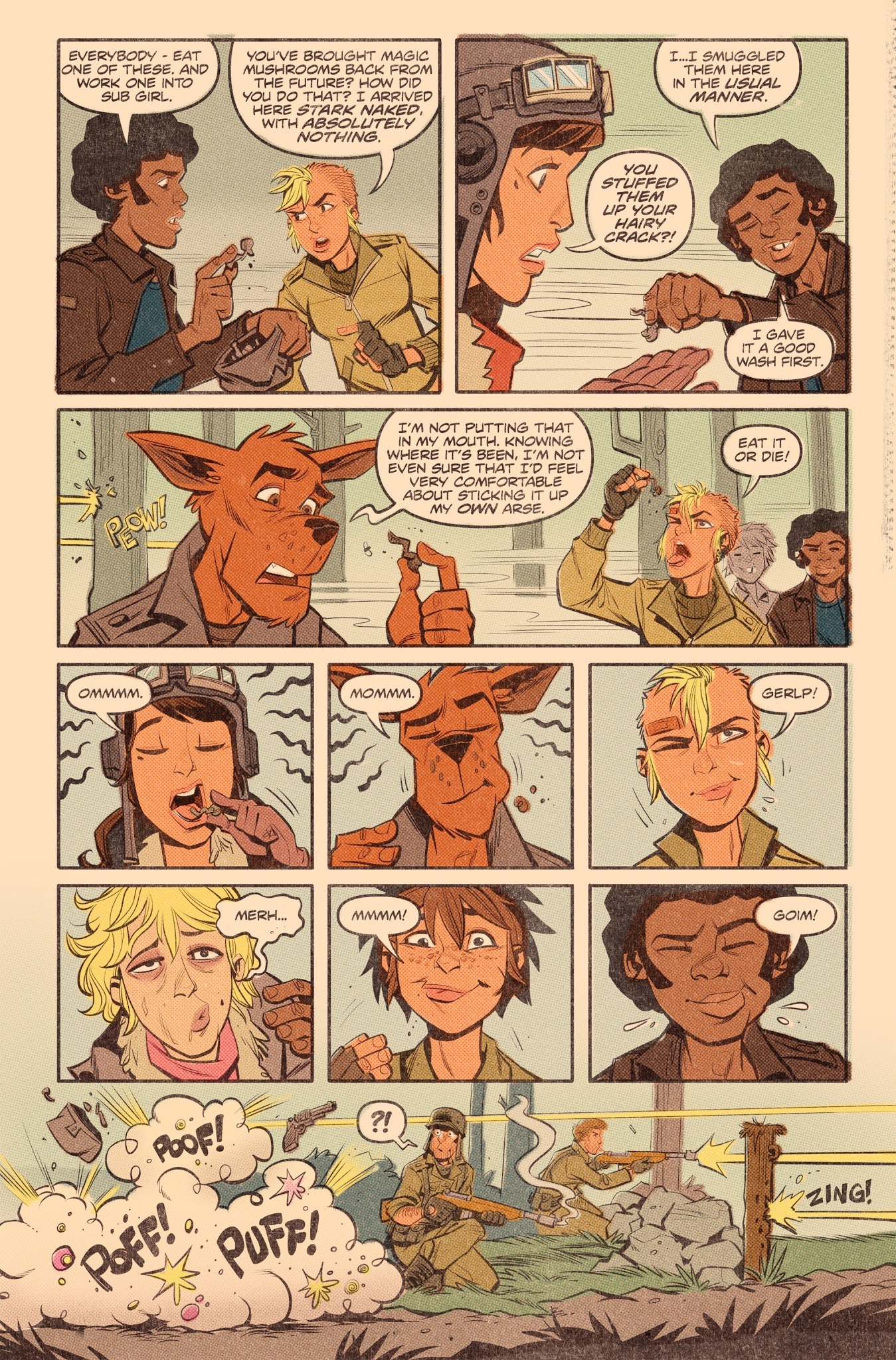 Read online Tank Girl: World War Tank Girl comic -  Issue #4 - 5