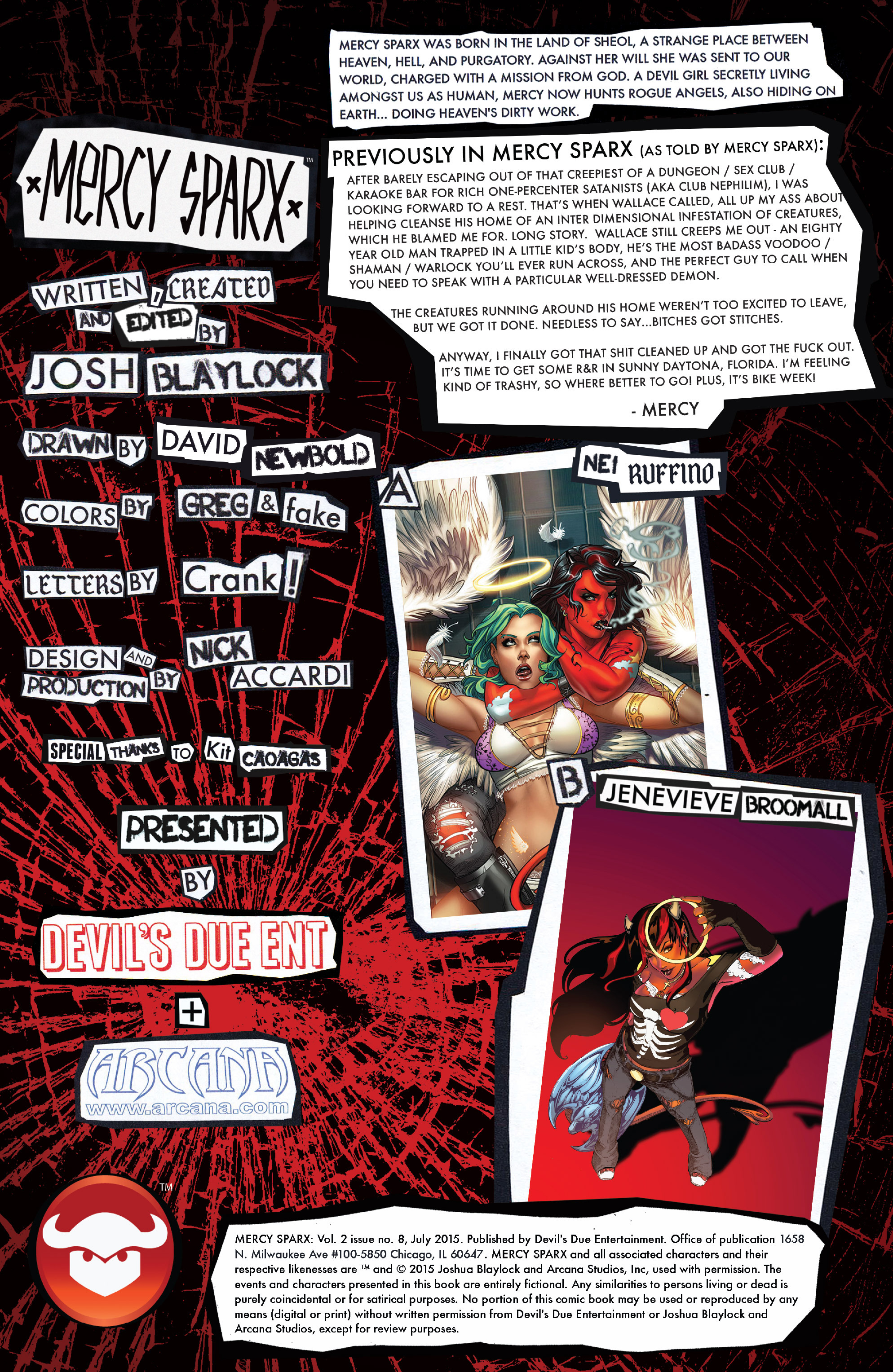 Read online Mercy Sparx (2013) comic -  Issue #8 - 2