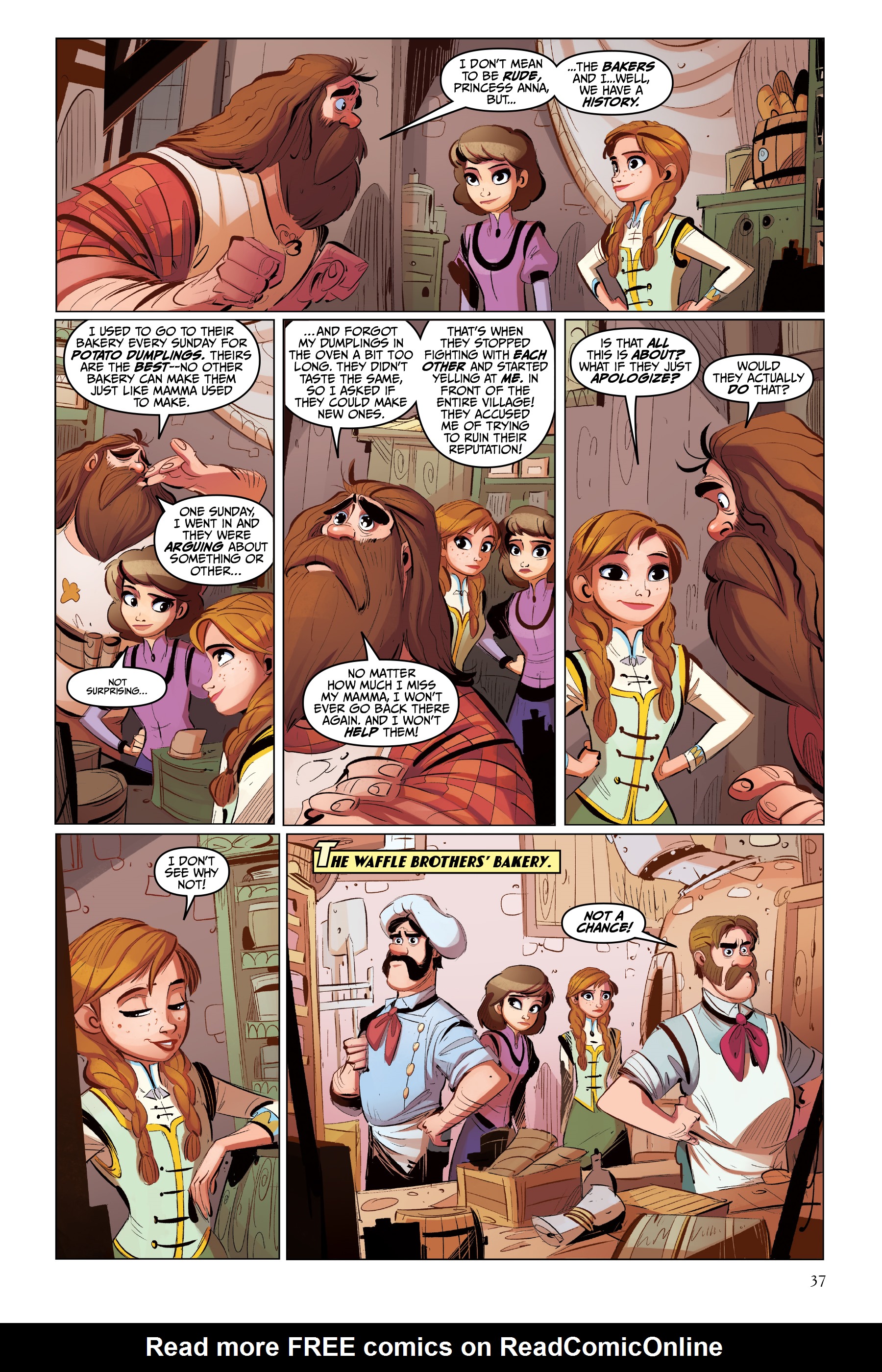 Read online Disney Frozen: Breaking Boundaries comic -  Issue # _TPB - 37