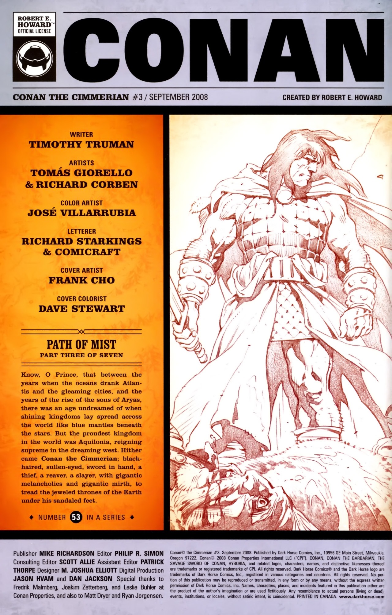 Read online Conan The Cimmerian comic -  Issue #3 - 2