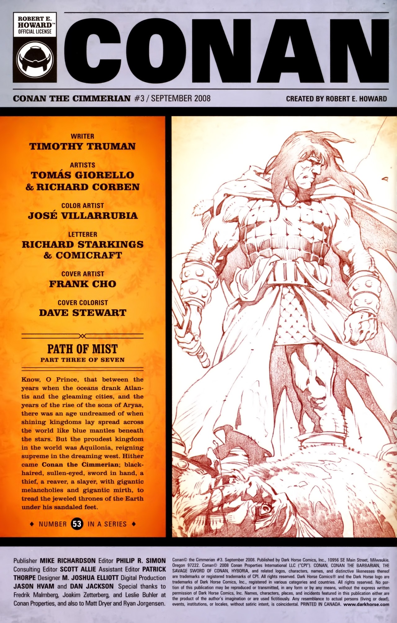 Read online Conan The Cimmerian comic -  Issue #3 - 2