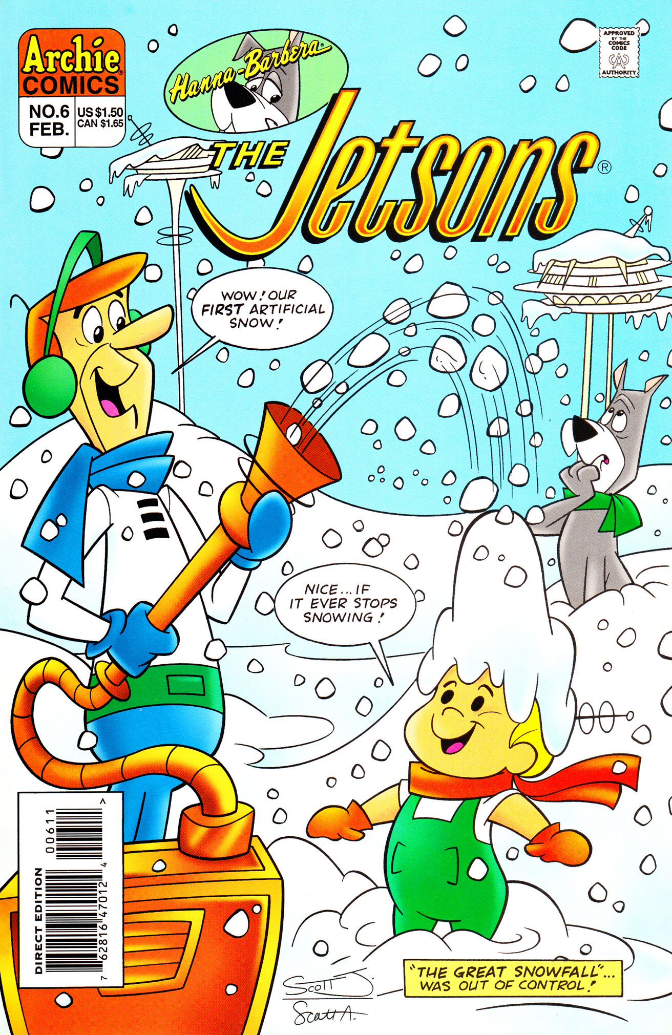 Read online The Jetsons comic -  Issue #6 - 1