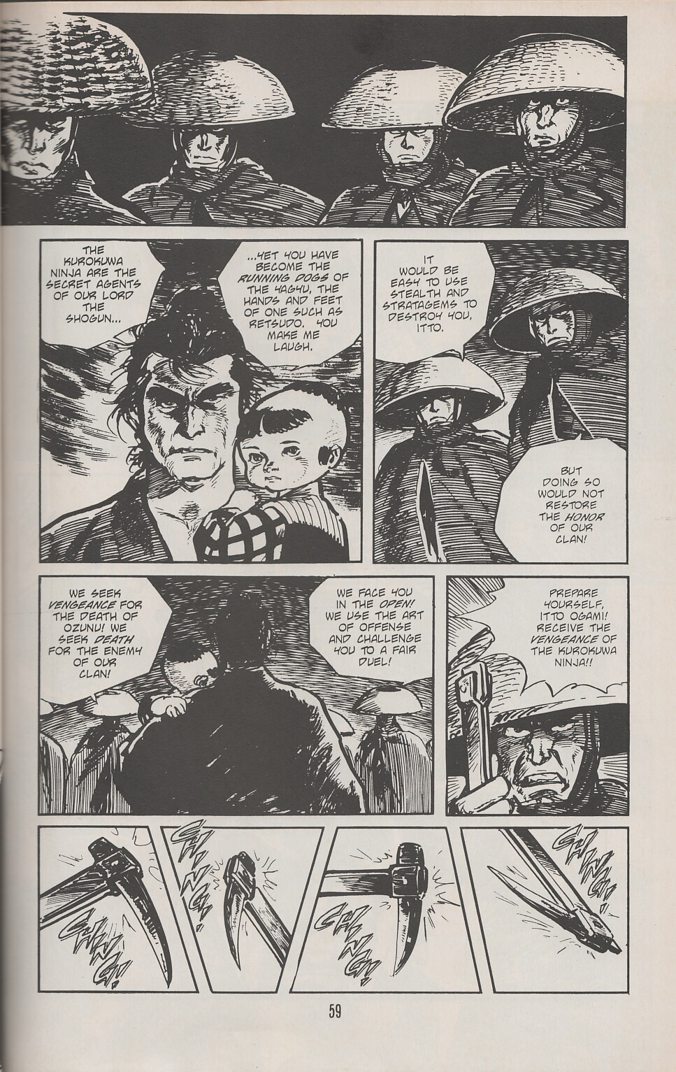 Read online Lone Wolf and Cub comic -  Issue #32 - 69