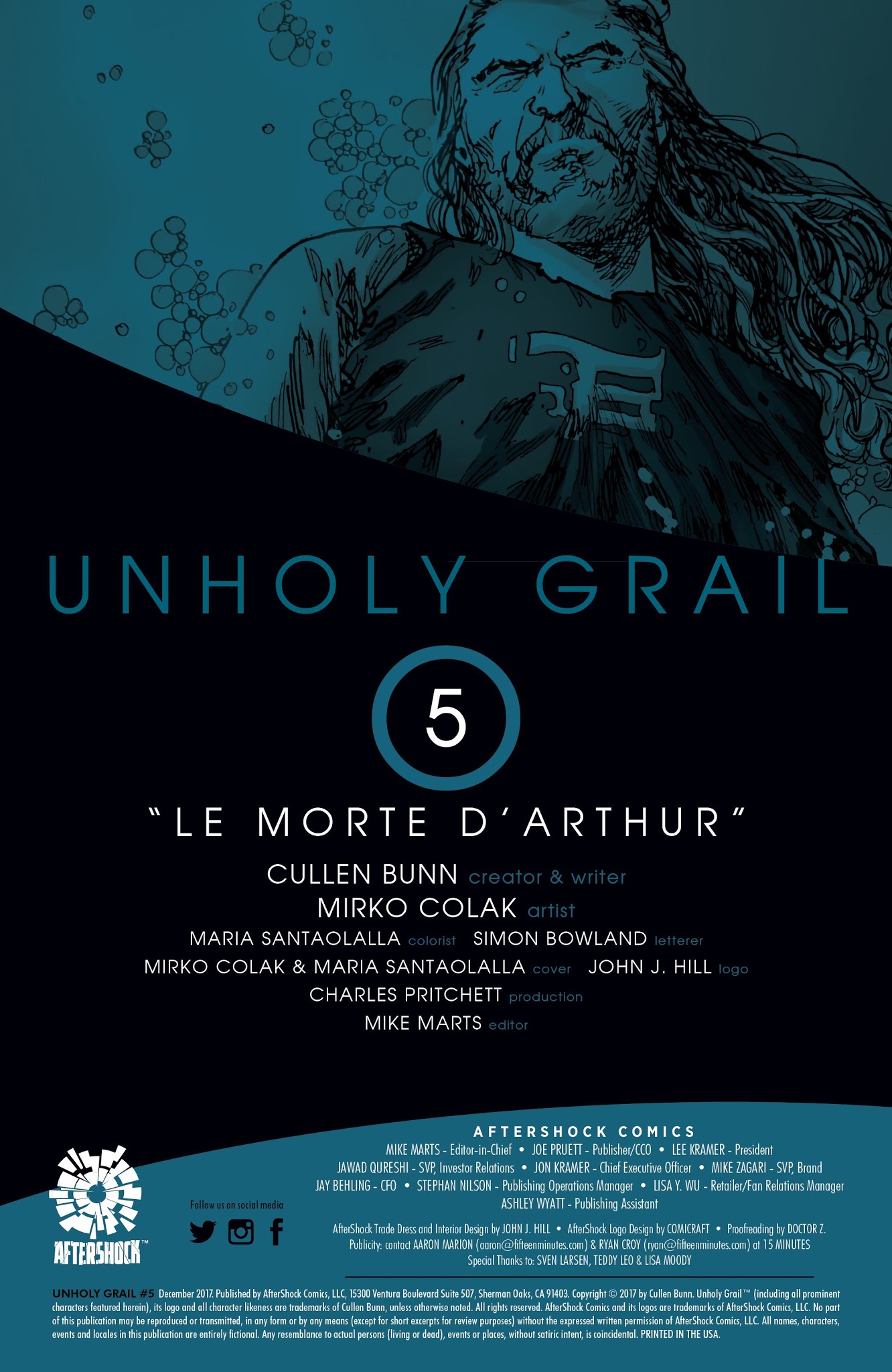 Read online Unholy Grail comic -  Issue #5 - 2