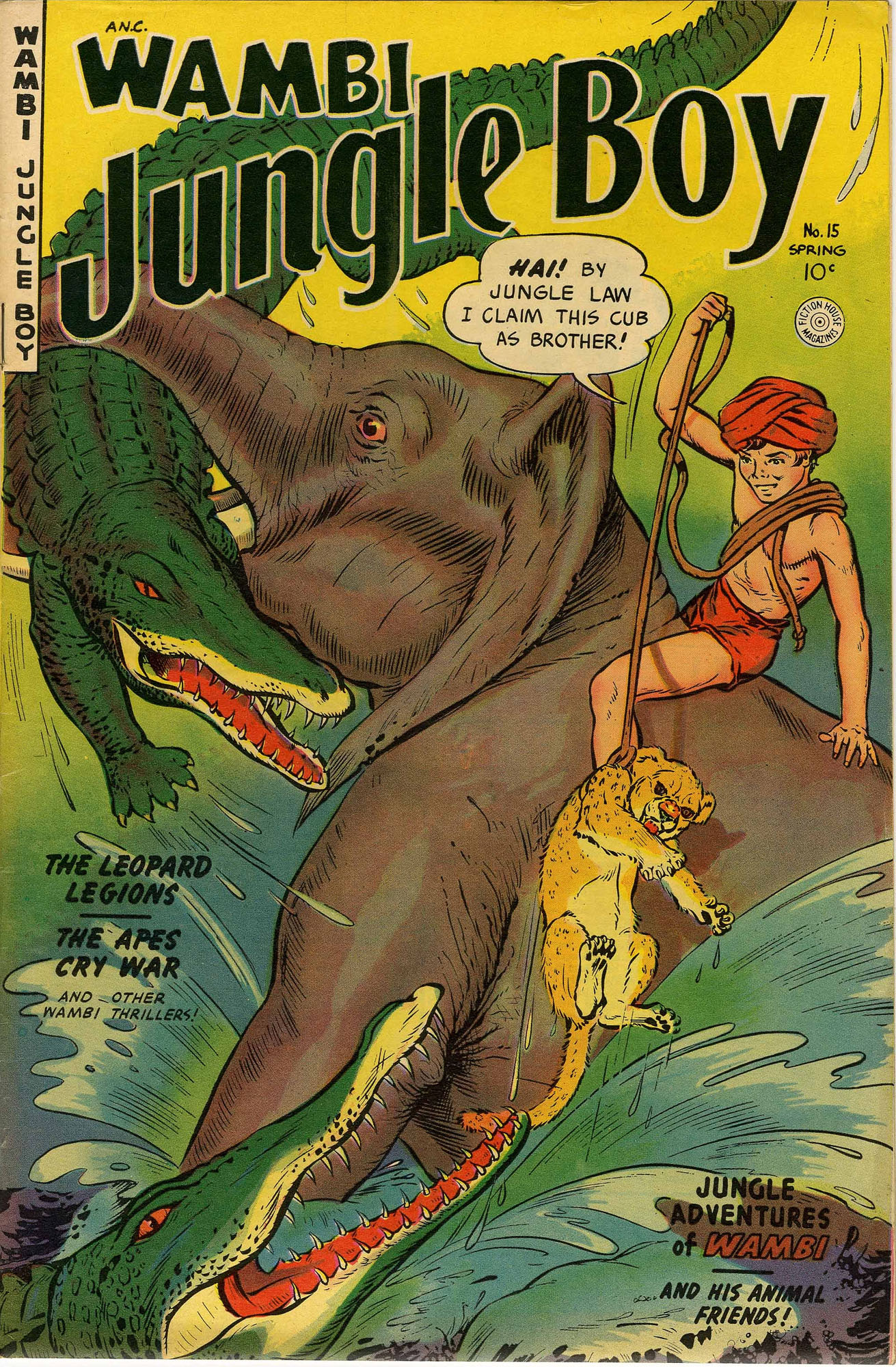 Read online Wambi Jungle Boy comic -  Issue #15 - 1