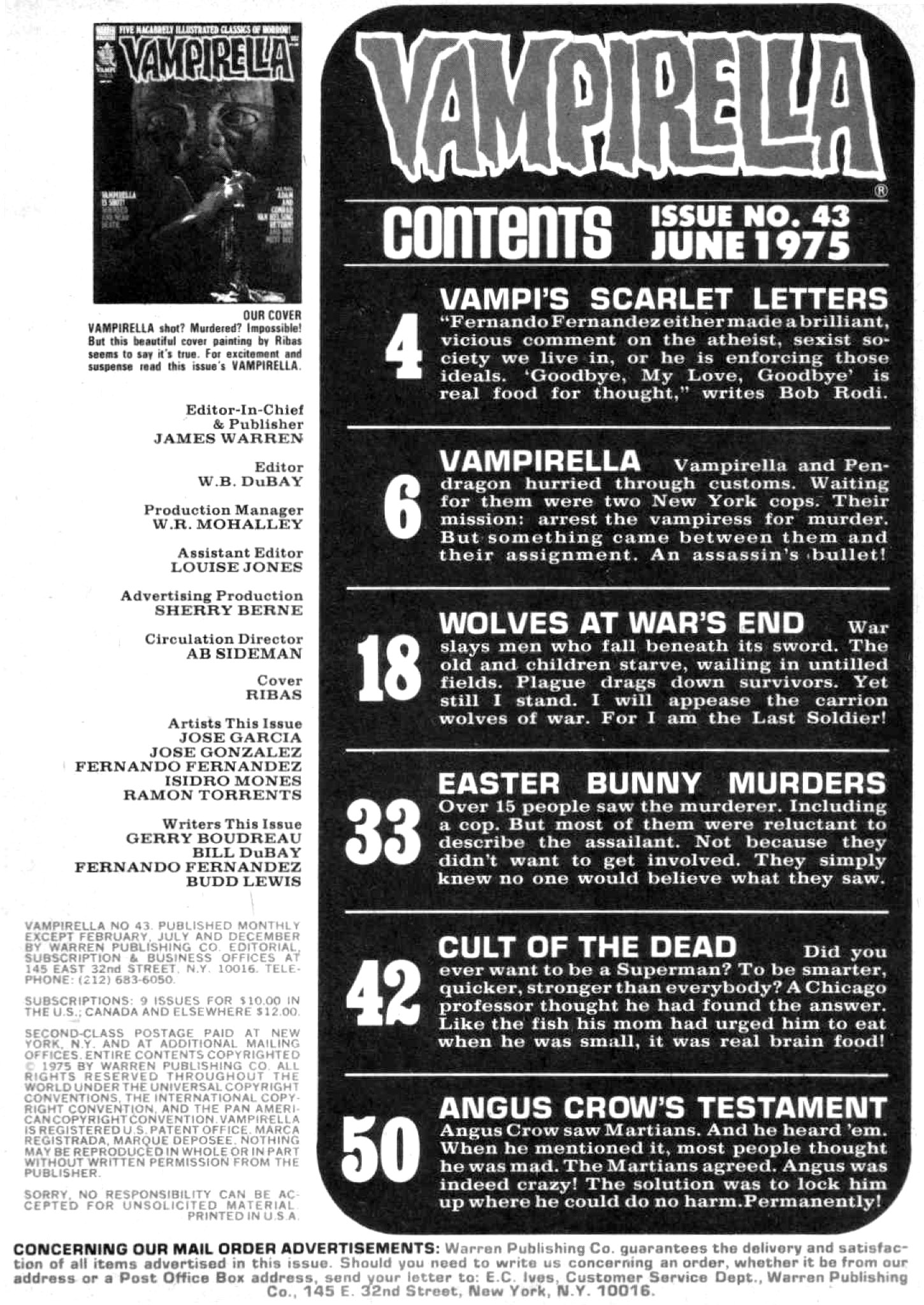 Read online Vampirella (1969) comic -  Issue #43 - 3