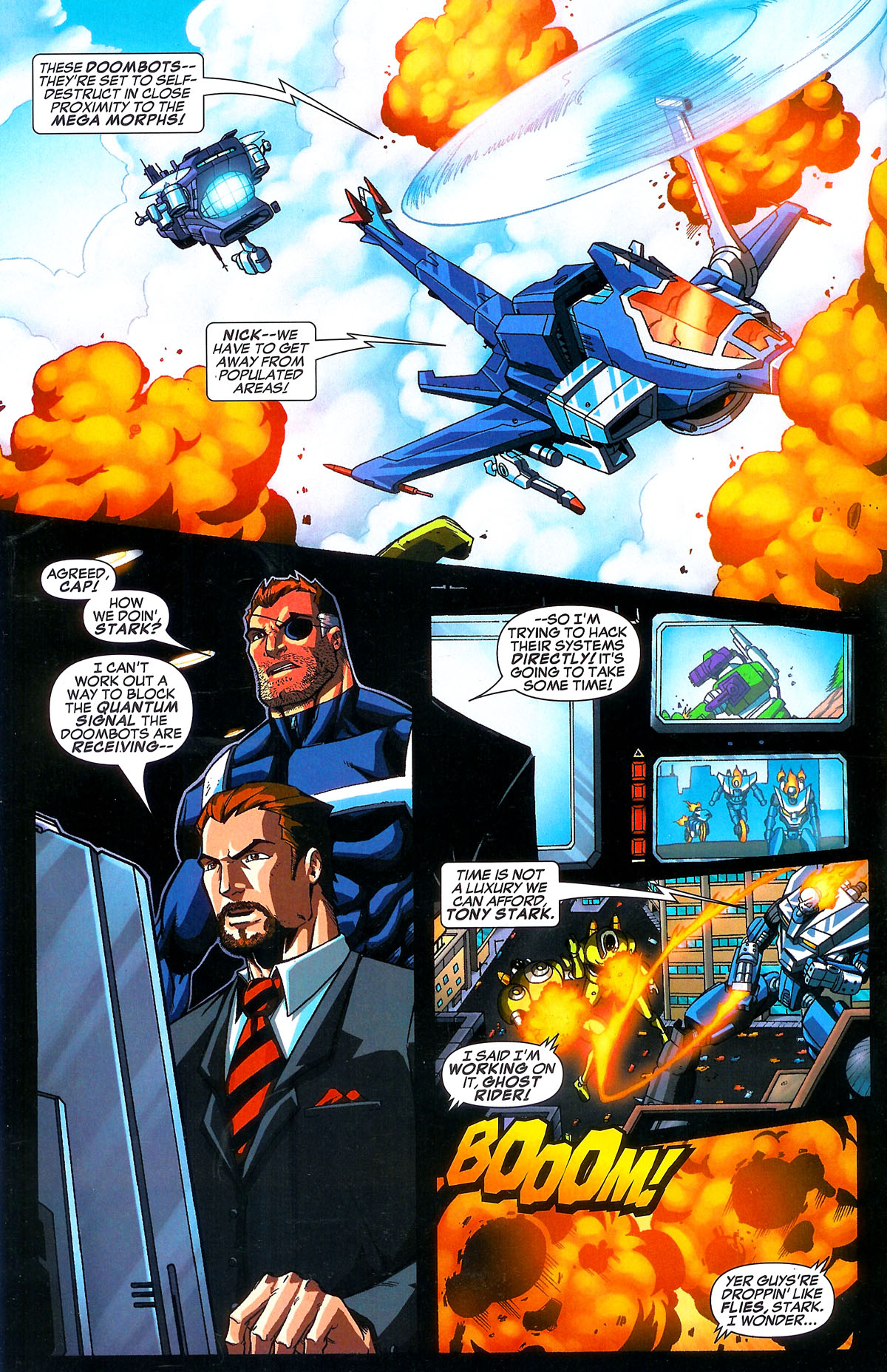 Read online Mega Morphs comic -  Issue #4 - 5