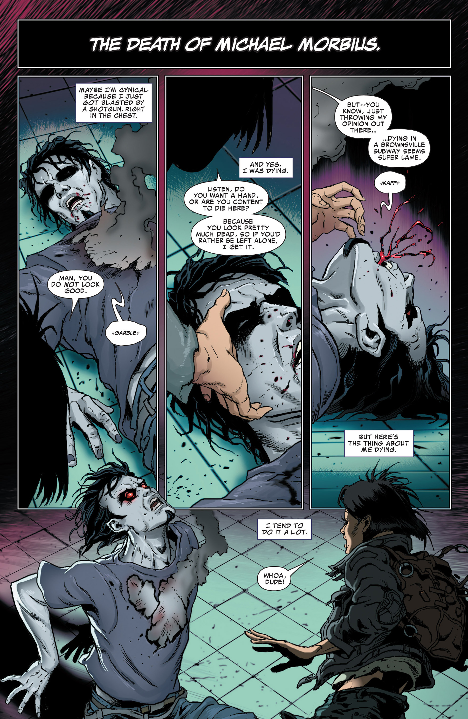 Read online Morbius: The Living Vampire comic -  Issue #2 - 4