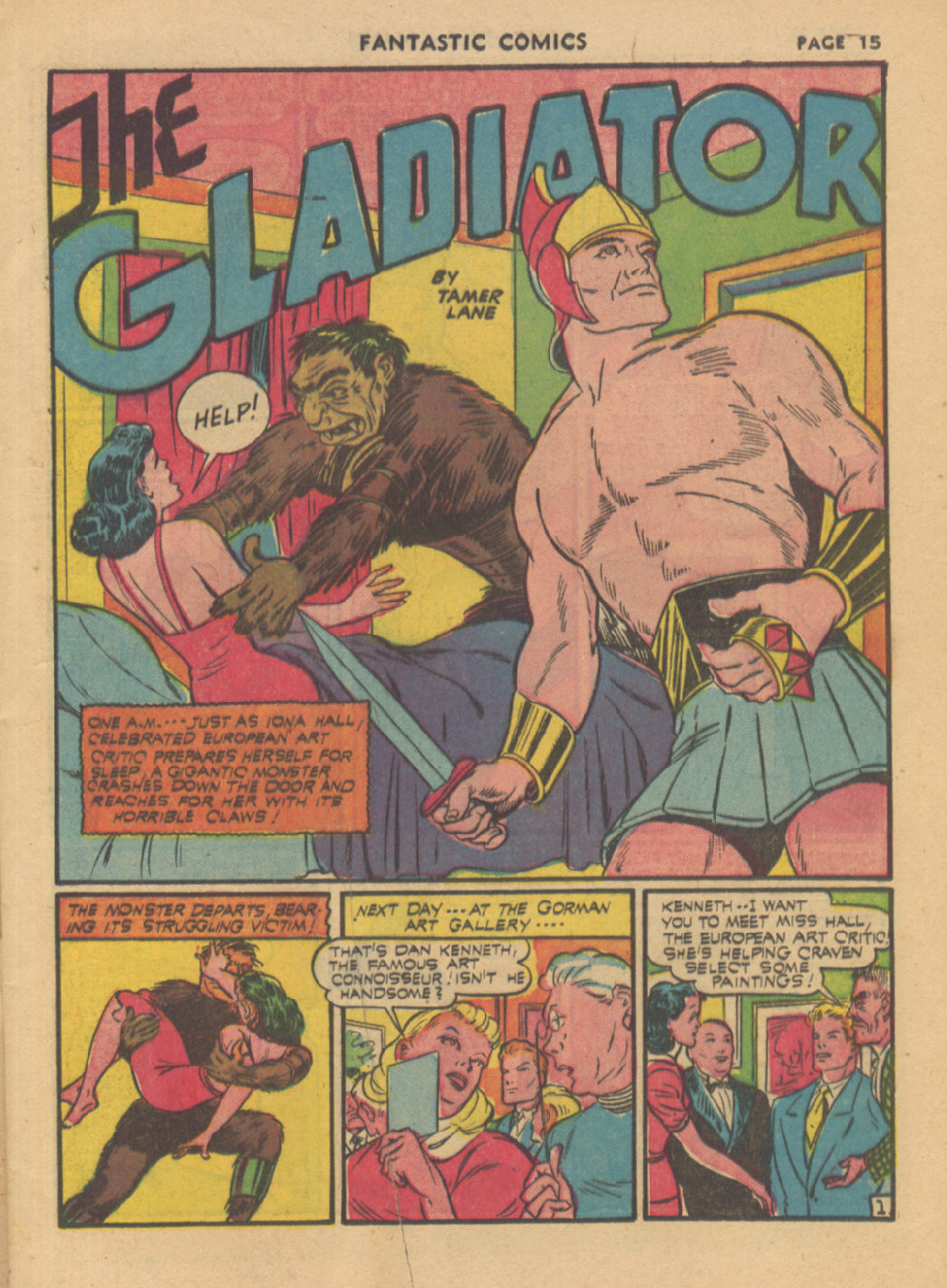 Read online Fantastic Comics comic -  Issue #23 - 16