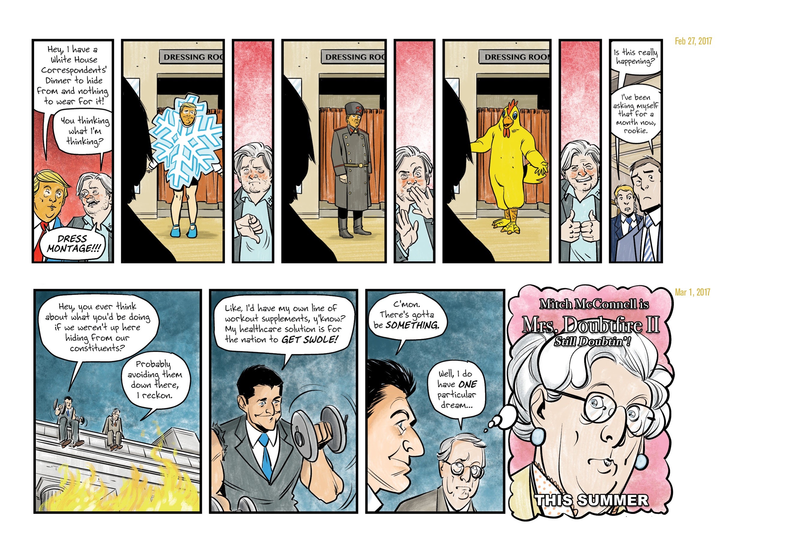 Read online Lil' Donnie: Executive Privilege comic -  Issue # TPB - 17