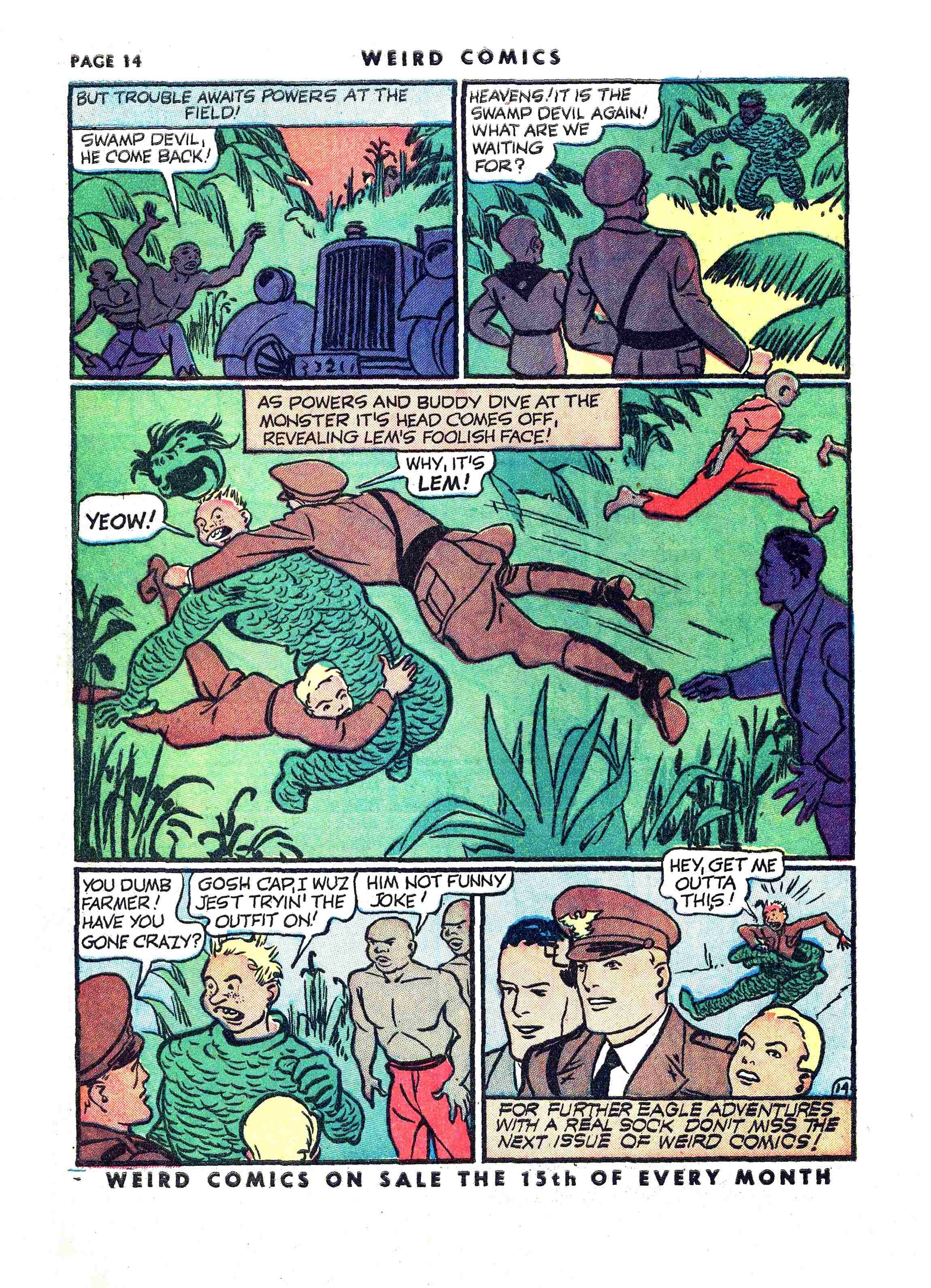 Read online Weird Comics comic -  Issue #18 - 16