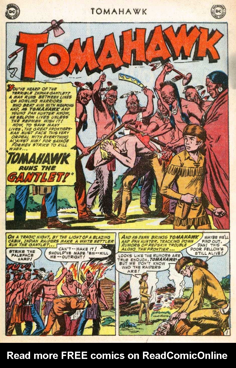 Read online Tomahawk comic -  Issue #23 - 34