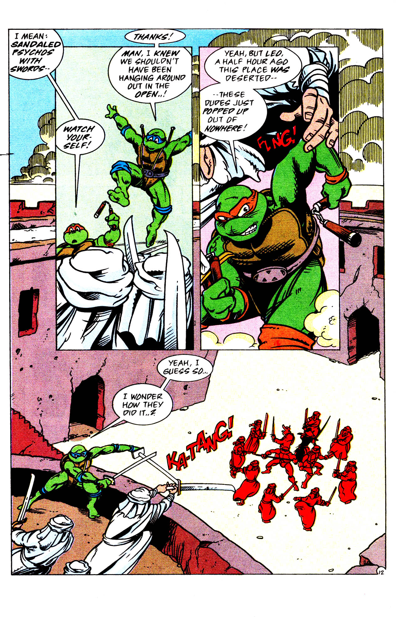 Read online Teenage Mutant Ninja Turtles Adventures (1989) comic -  Issue #35 - 14