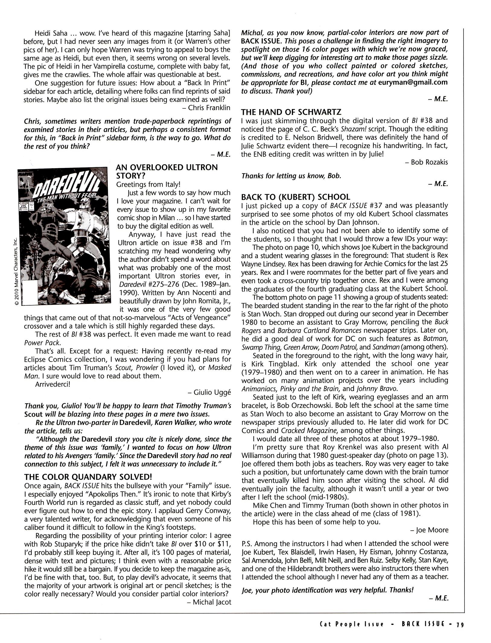 Read online Back Issue comic -  Issue #40 - 80