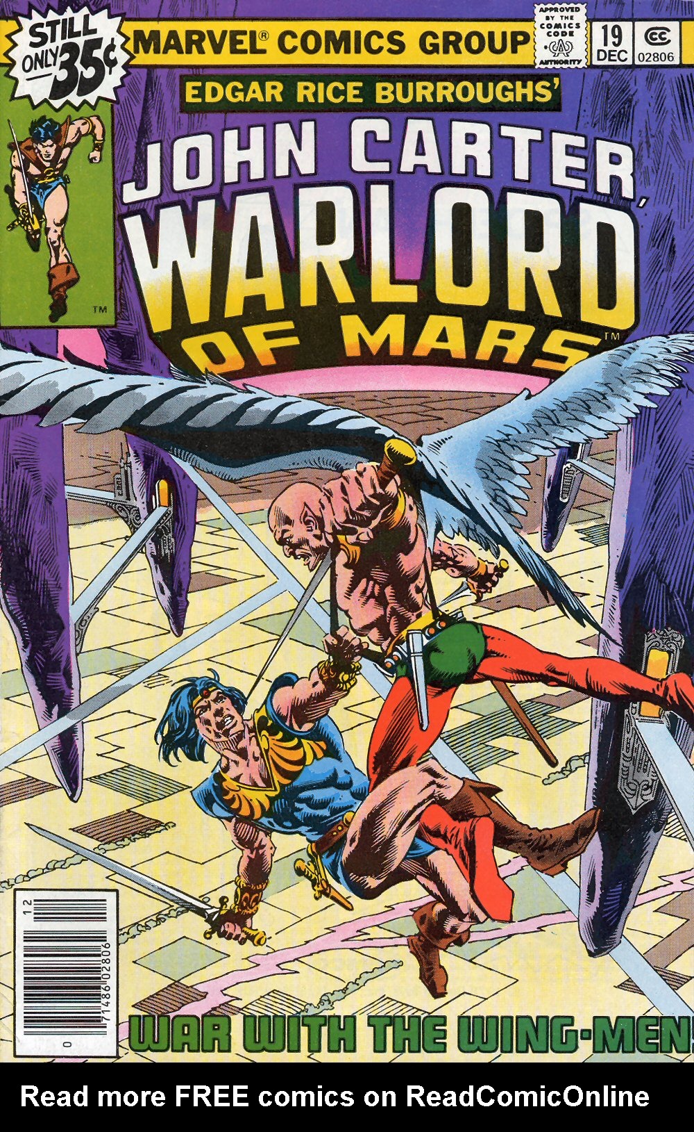 Read online John Carter Warlord of Mars comic -  Issue #19 - 1