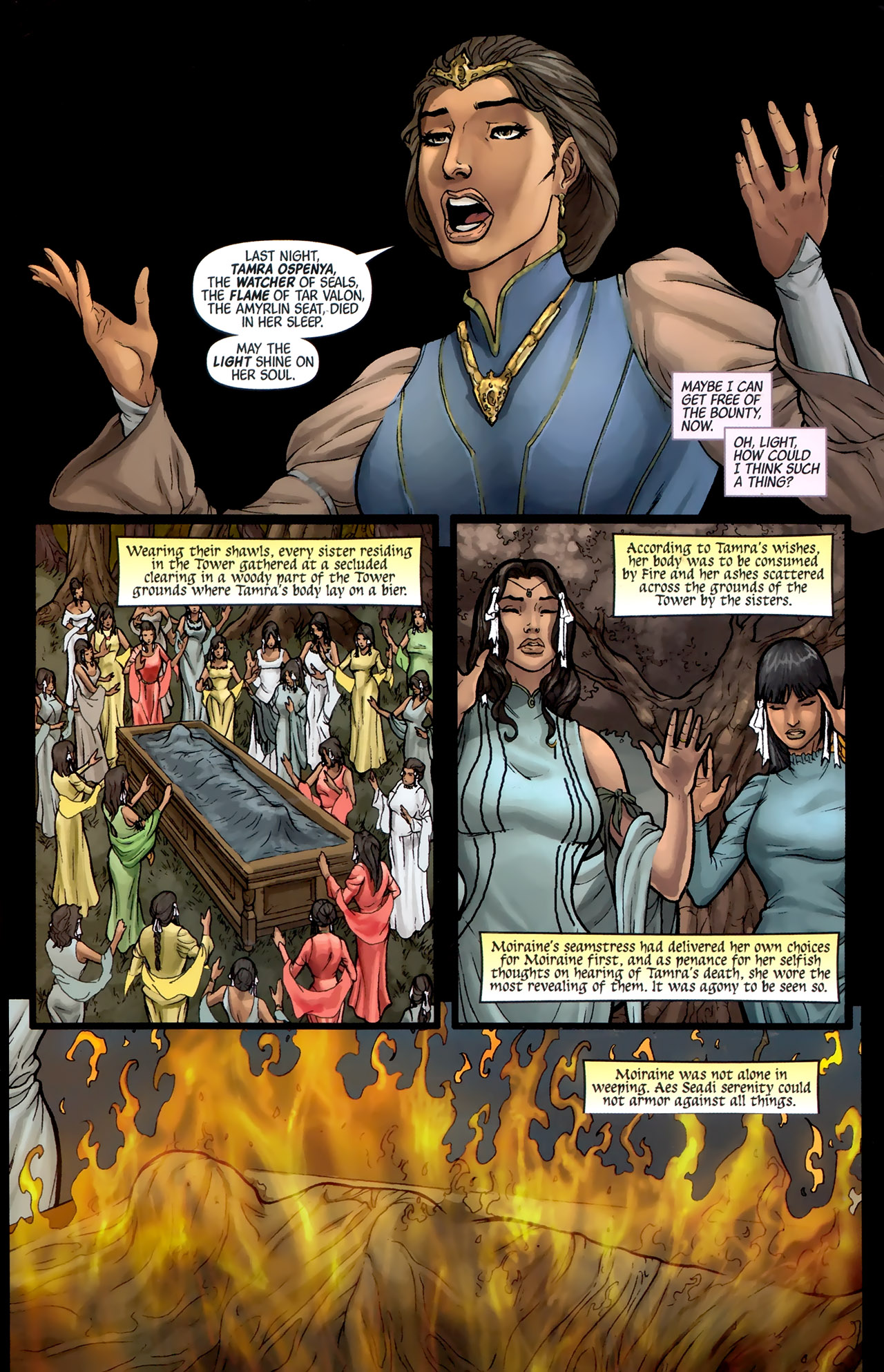 Read online Robert Jordan's The Wheel of Time: New Spring comic -  Issue #5 - 17