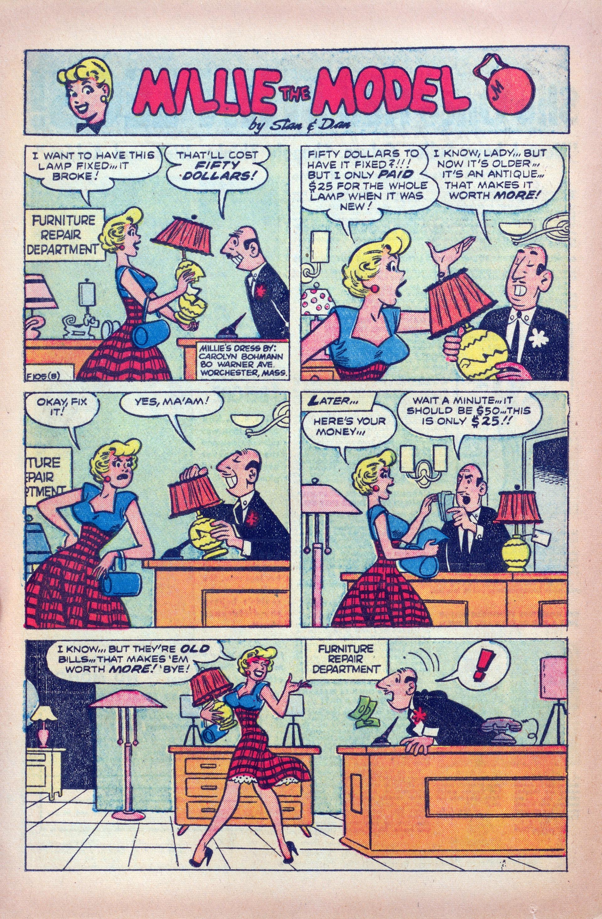 Read online Millie the Model comic -  Issue #57 - 16