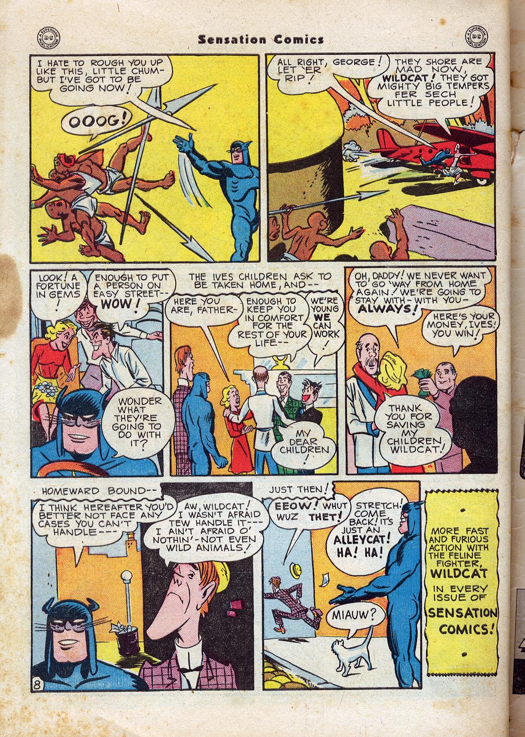 Read online Sensation (Mystery) Comics comic -  Issue #48 - 50