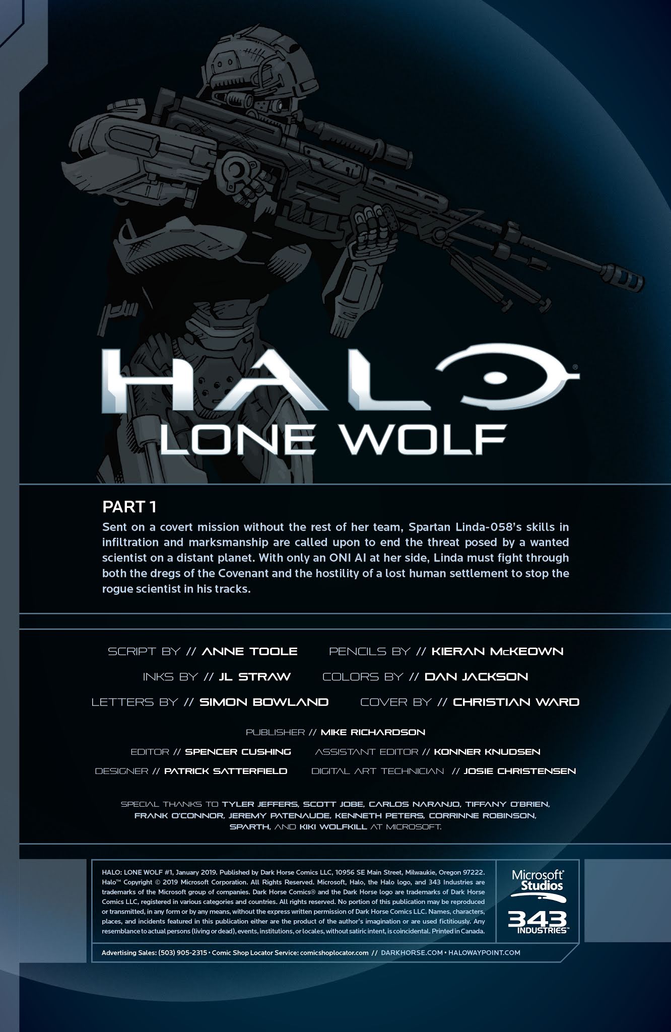 Read online Halo: Lone Wolf comic -  Issue #1 - 2