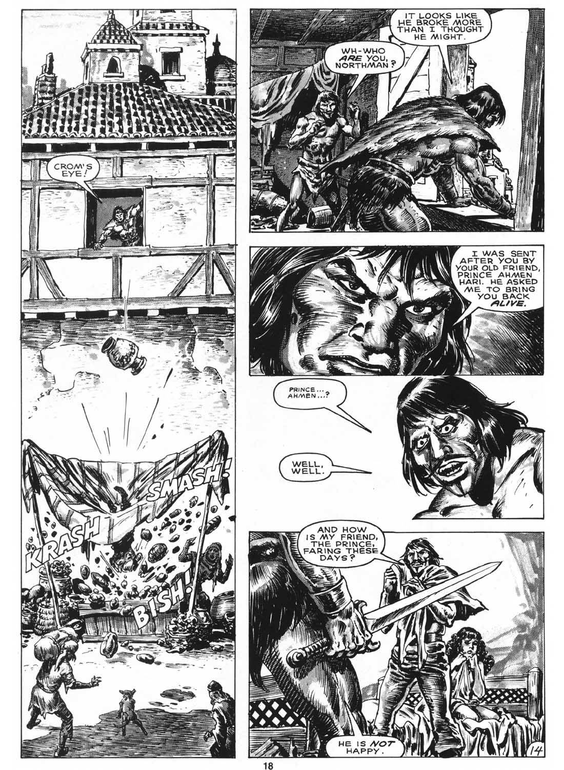 Read online The Savage Sword Of Conan comic -  Issue #158 - 20