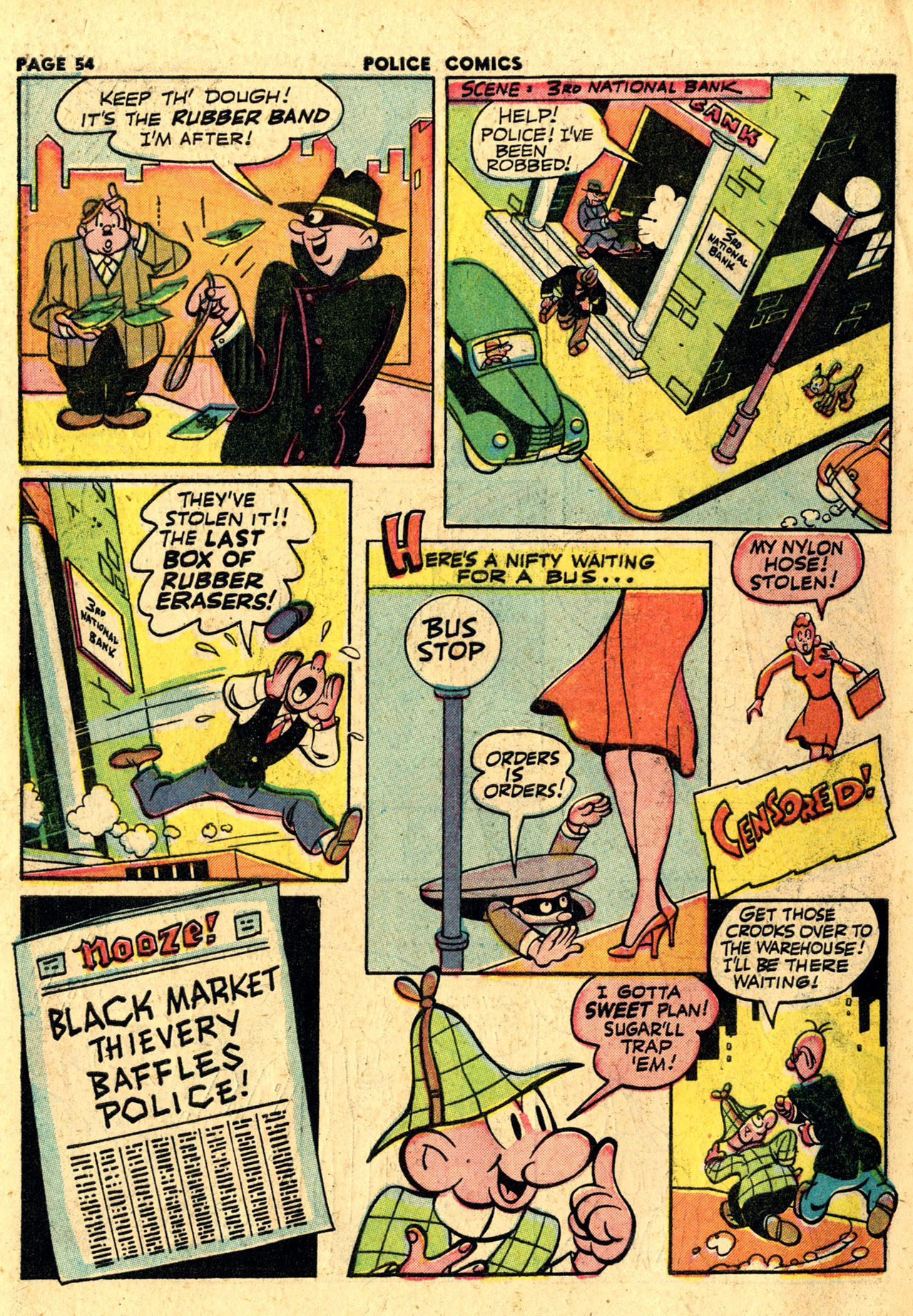 Read online Police Comics comic -  Issue #19 - 56