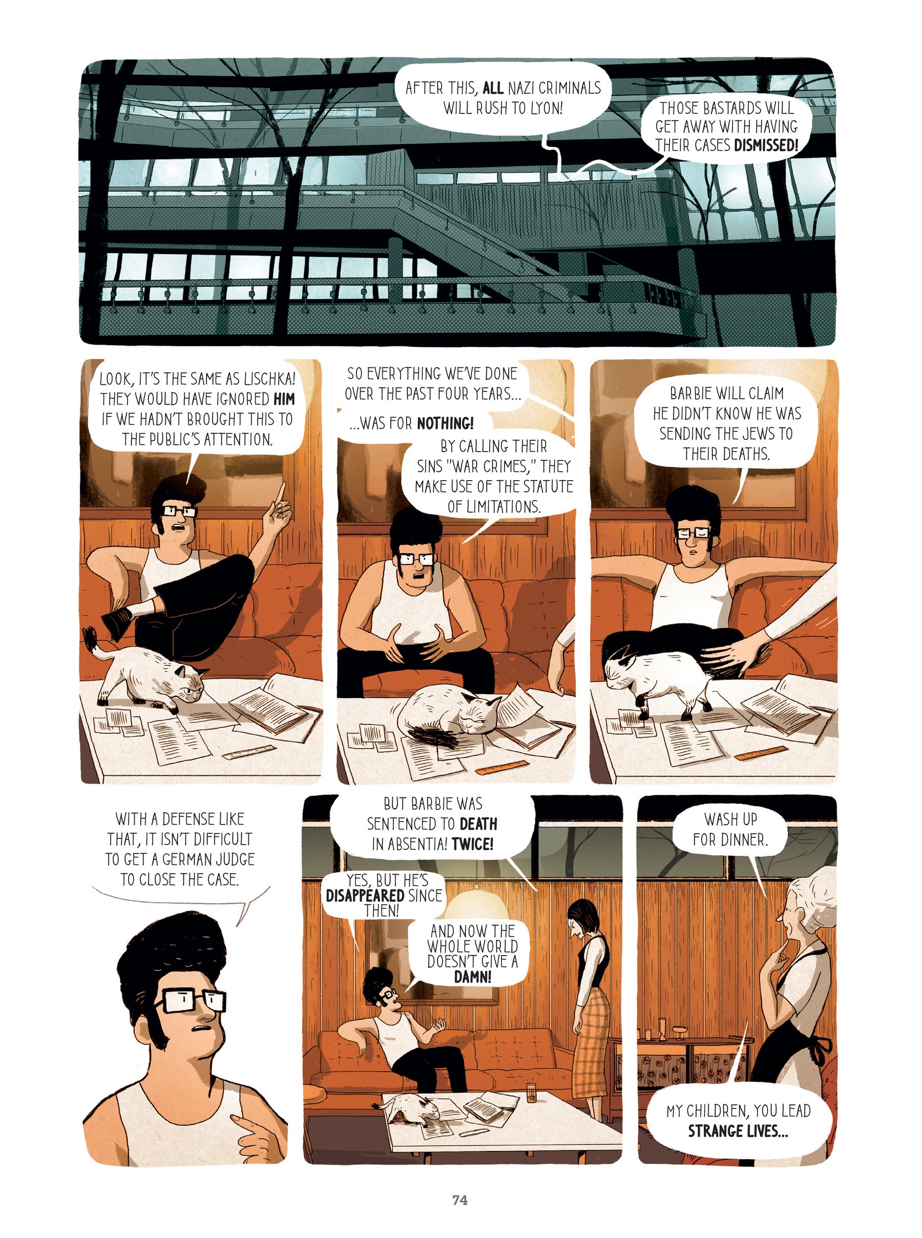 Read online For Justice: The Serge & Beate Klarsfeld Story comic -  Issue # TPB (Part 1) - 74