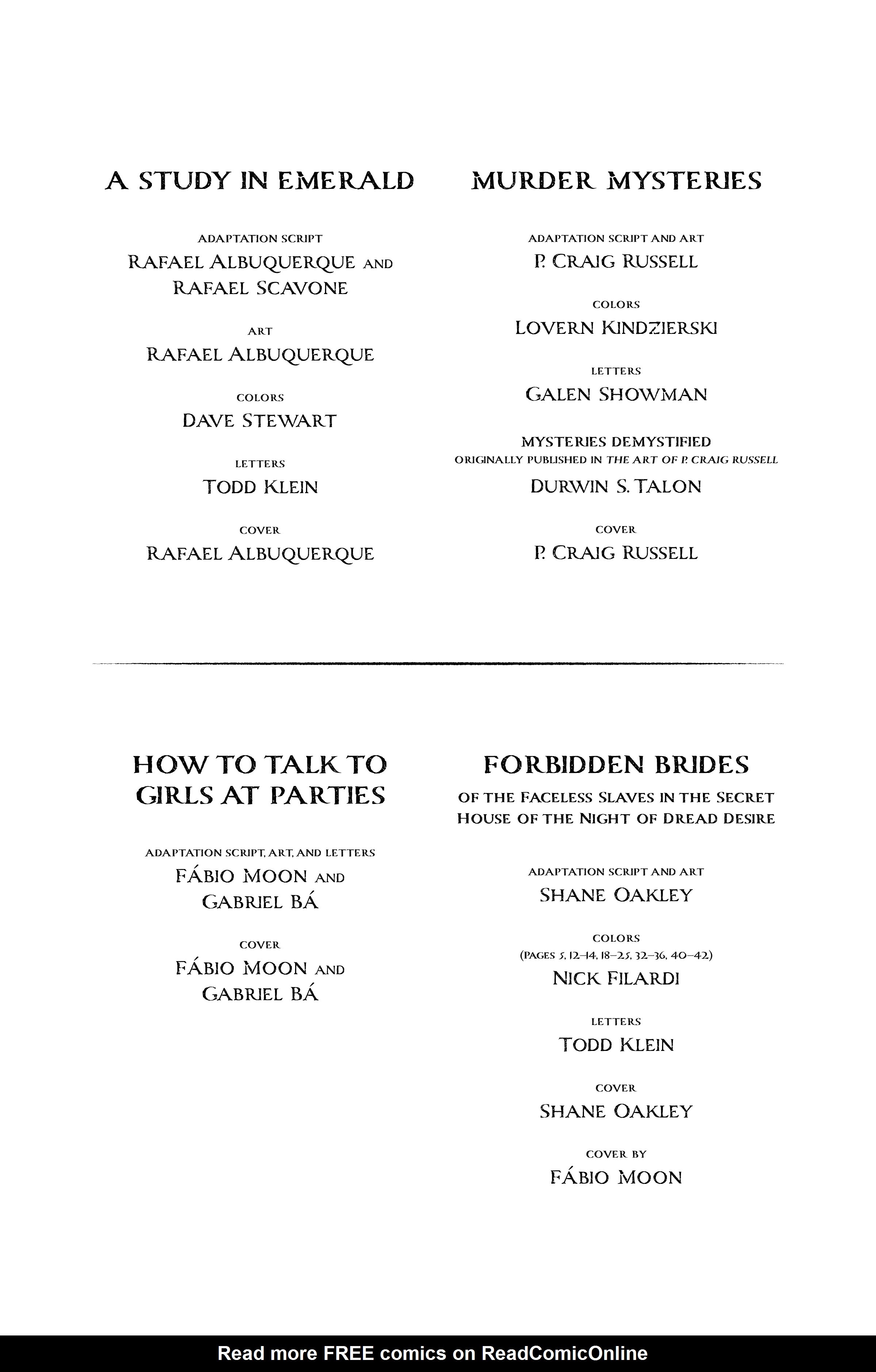 Read online The Neil Gaiman Library comic -  Issue # TPB 1 (Part 1) - 5