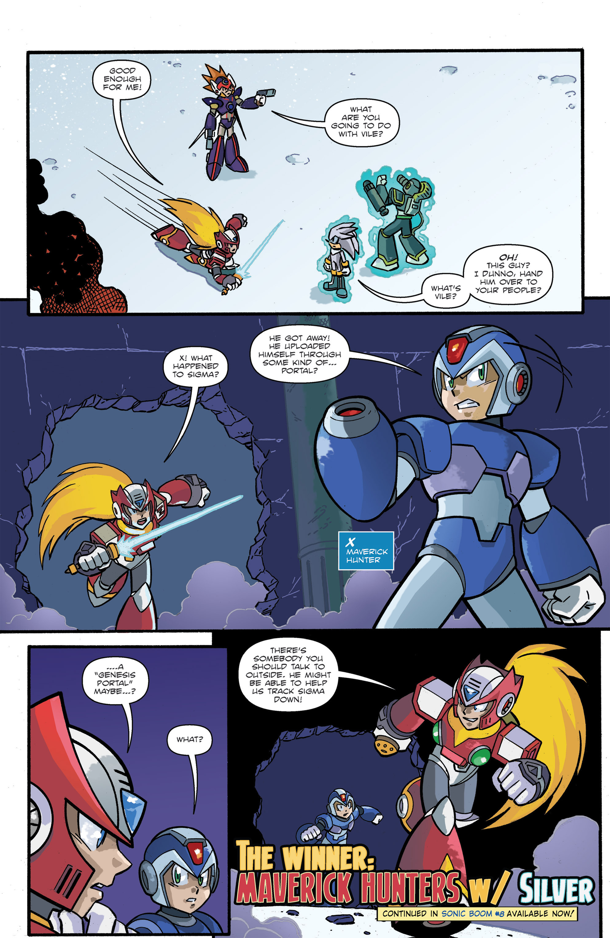 Read online Mega Man: Worlds Unite Battles comic -  Issue # Full - 18