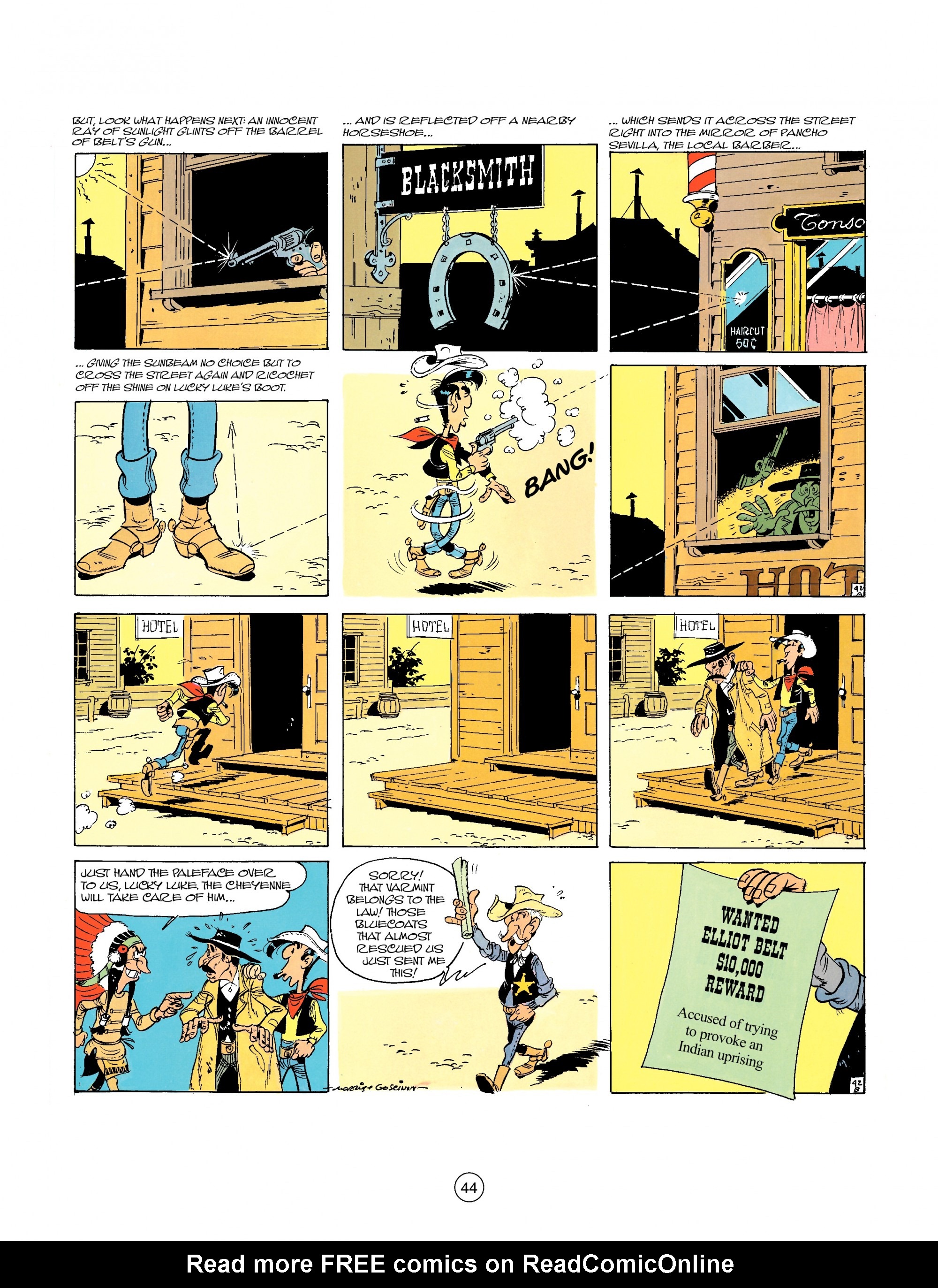 Read online A Lucky Luke Adventure comic -  Issue #26 - 44